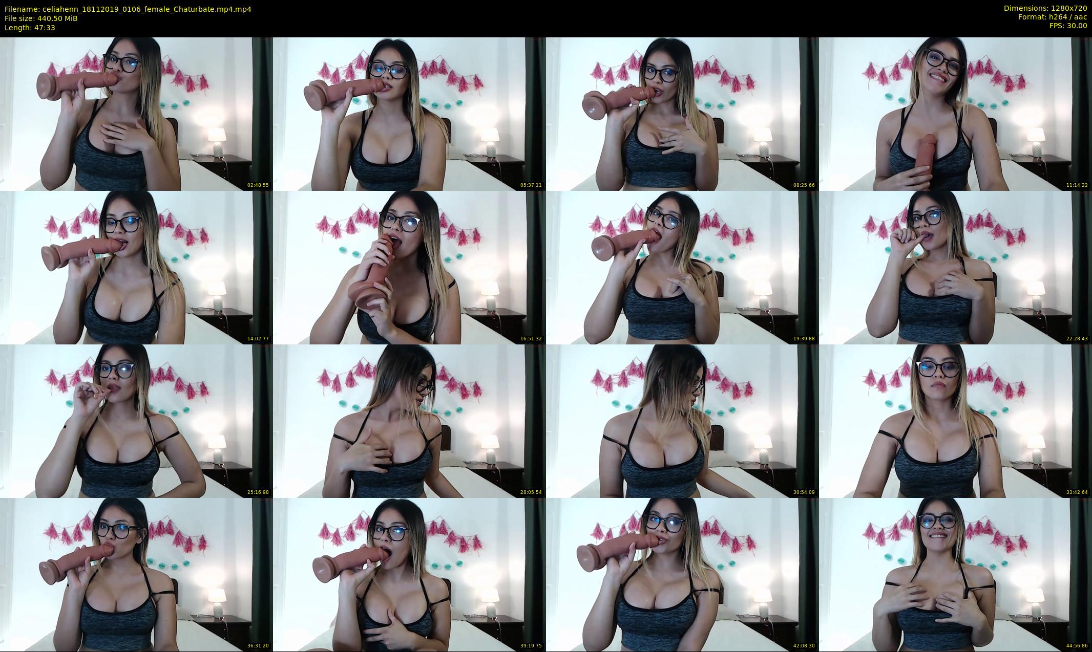 celiahenn — 48 minute Chaturbate female cam show recording, 720p, Nov 18, 2019