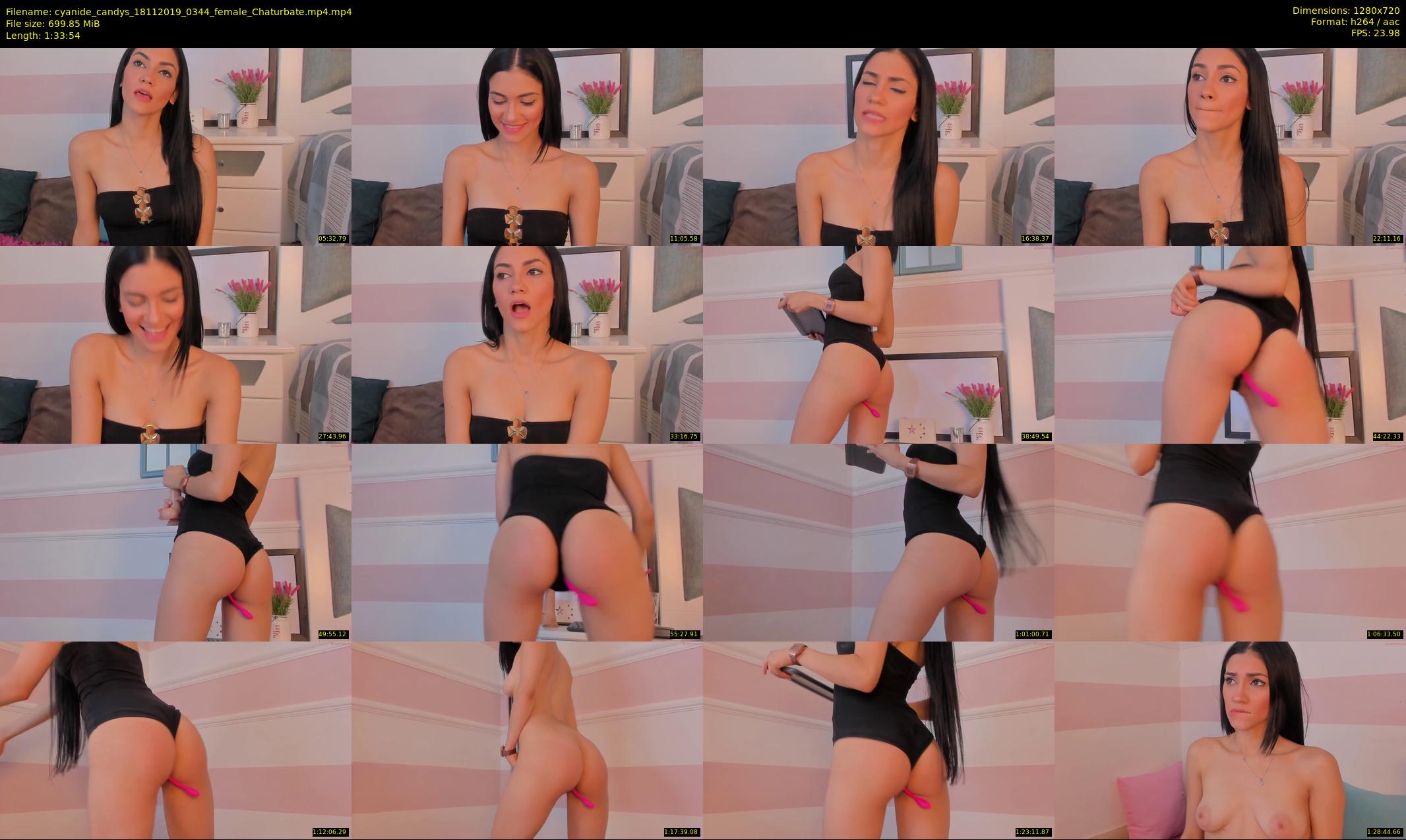 cyanide_candys — 94 minute Chaturbate female cam show recording, 720p, Nov 18, 2019