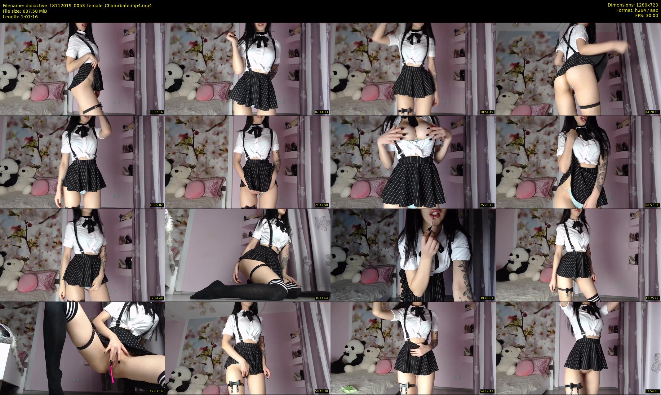 didiactive — 62 minute Chaturbate female cam show recording, 720p, Nov 18, 2019