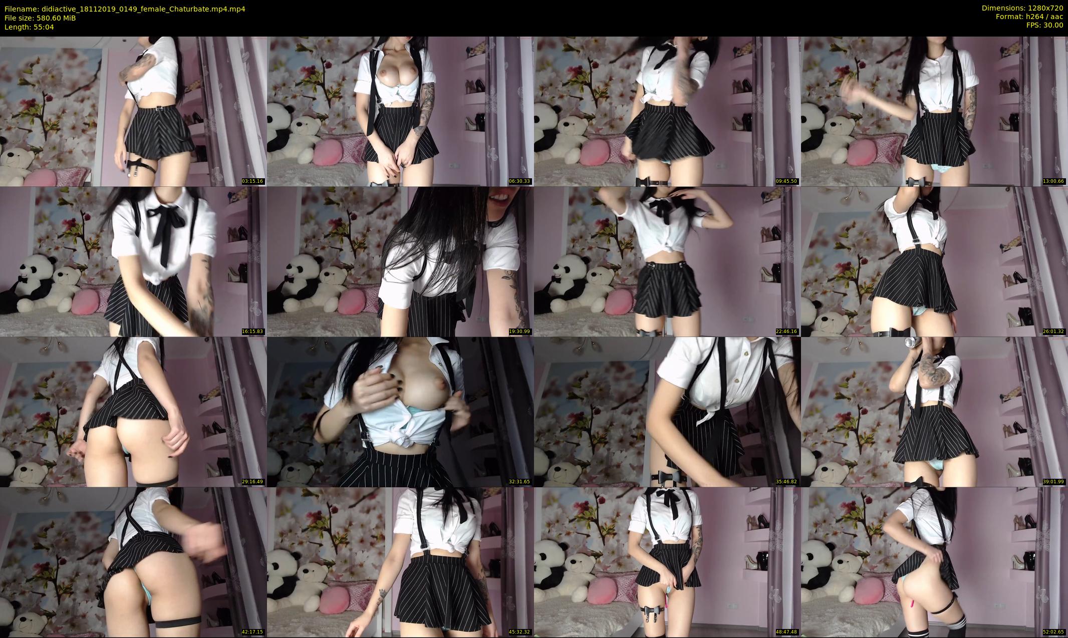 didiactive — 56 minute Chaturbate female cam show recording, 720p, Nov 18, 2019