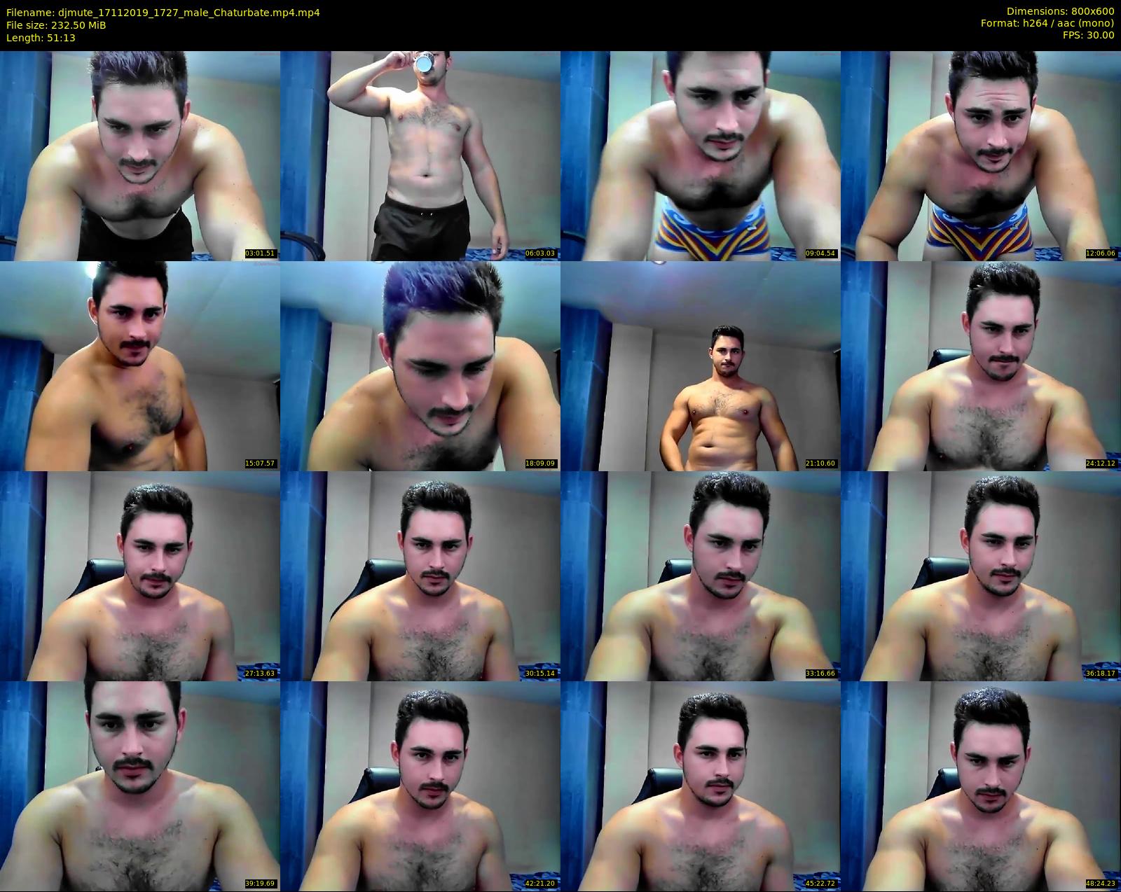 djmute — 52 minute Chaturbate male cam show recording, 480p, Nov 17, 2019