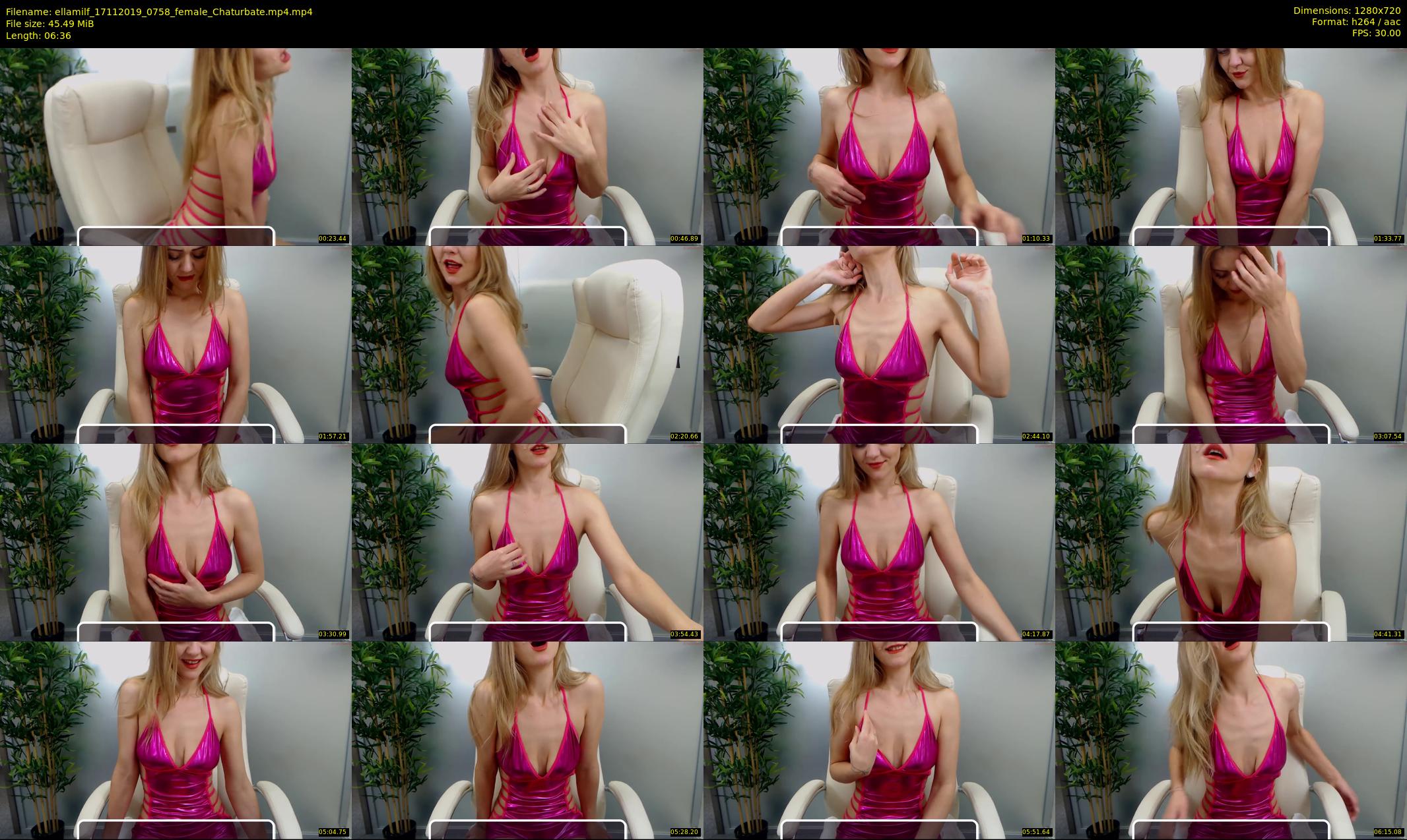 ellamilf — 7 minute Chaturbate female cam show recording, 720p, Nov 17, 2019