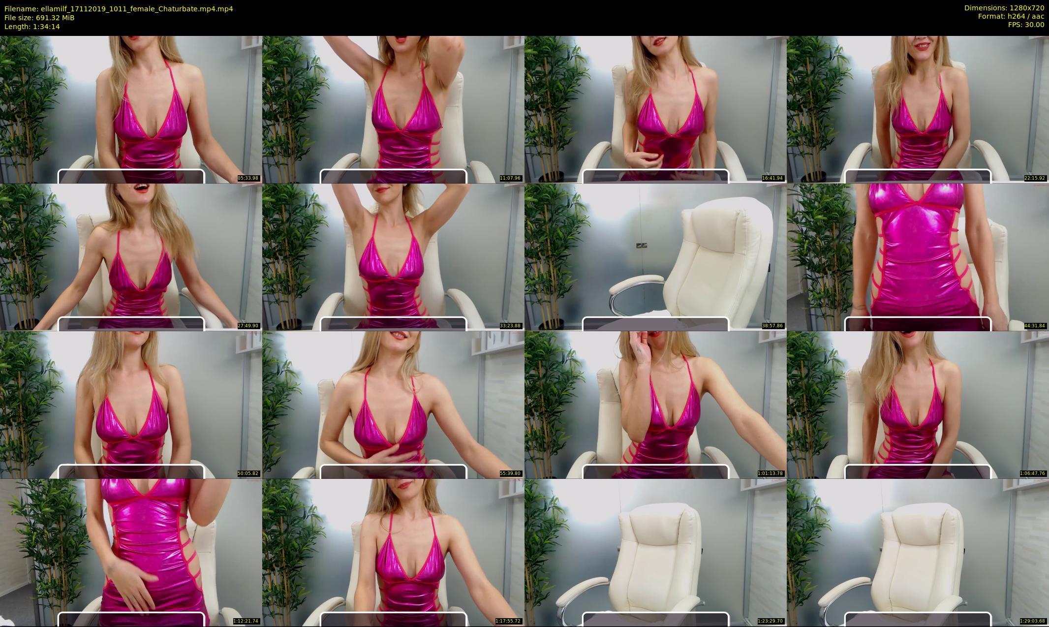 ellamilf — 95 minute Chaturbate female cam show recording, 720p, Nov 17, 2019