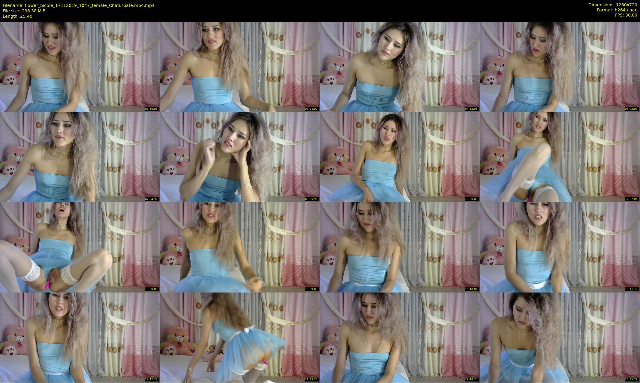 flower_nicole — 26 minute Chaturbate female cam show recording, 720p, Nov 17, 2019