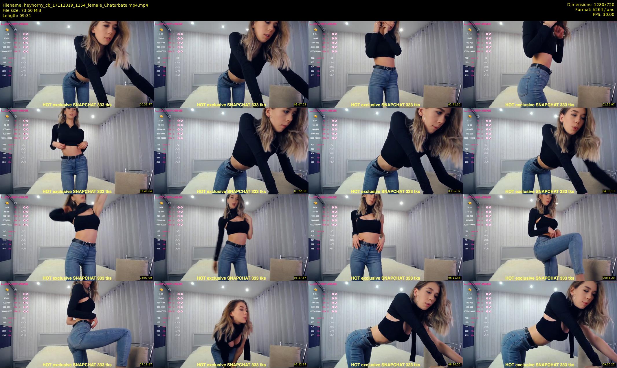 heyhorny_cb — 10 minute Chaturbate couple cam show recording, 720p, Nov 17, 2019