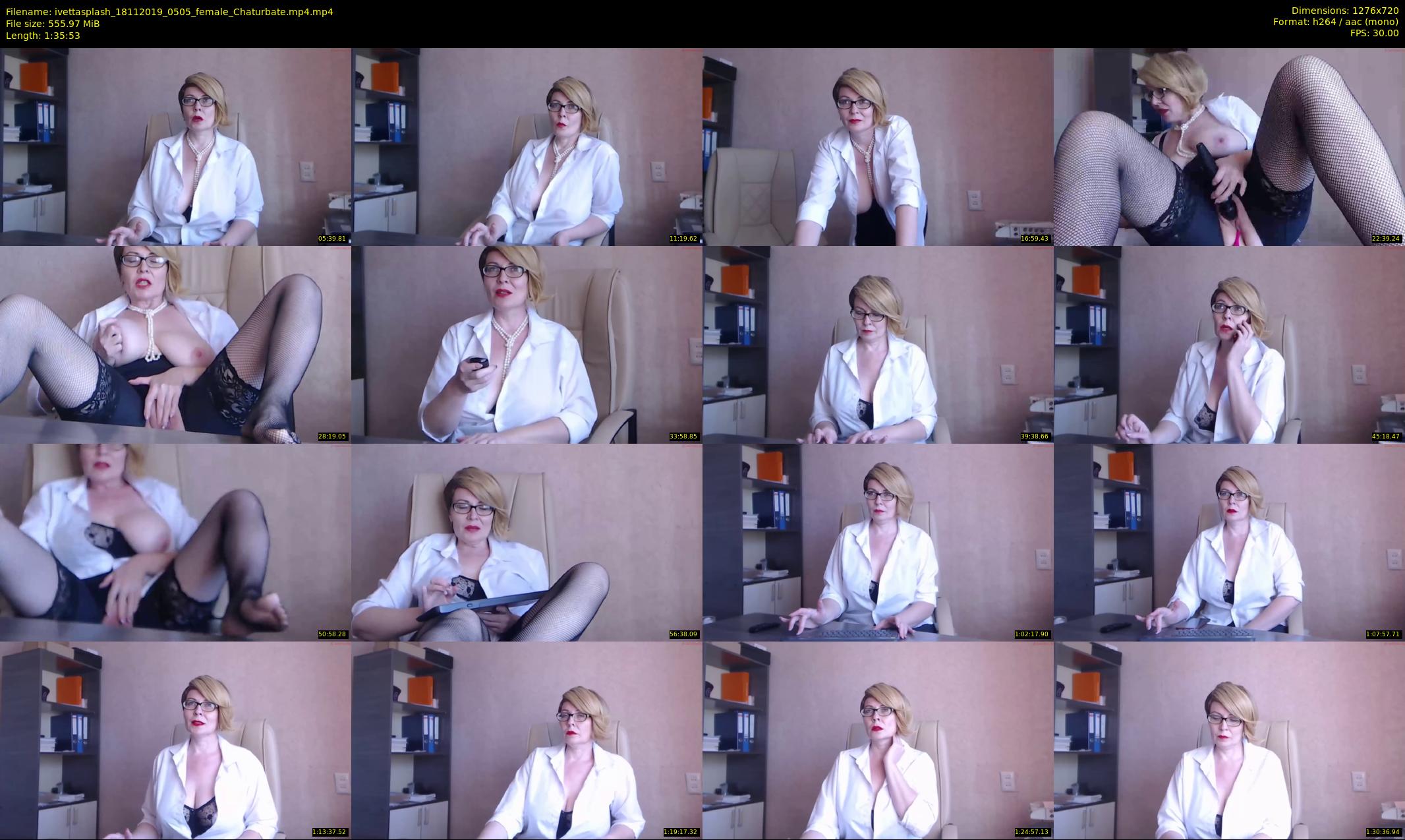 ivettasplash — 96 minute Chaturbate female cam show recording, 720p, Nov 18, 2019