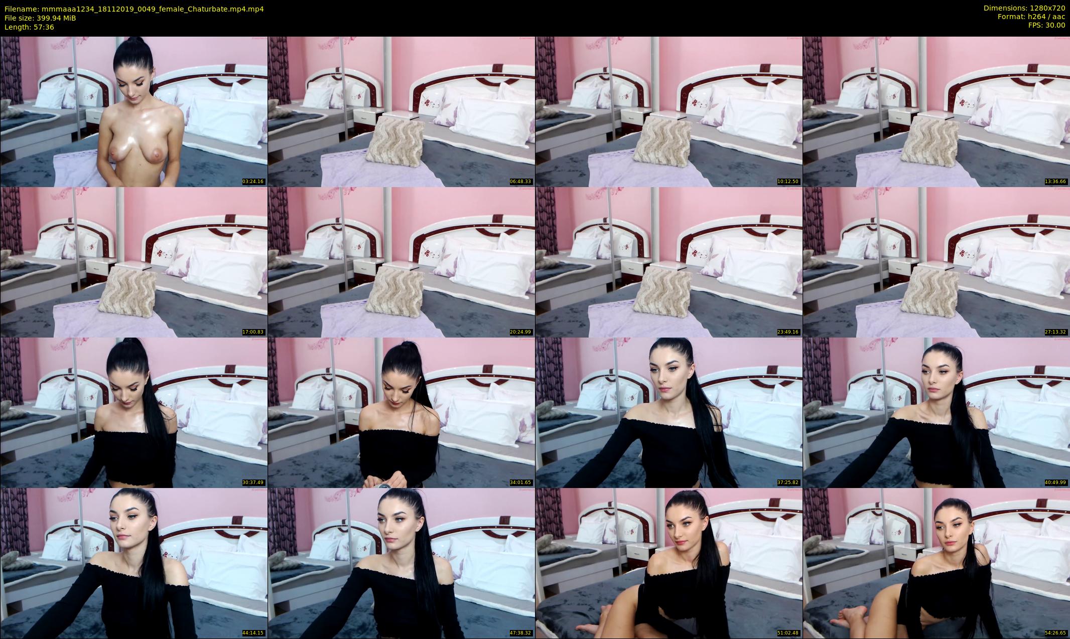 mmmaaa1234 — 58 minute Chaturbate female cam show recording, 720p, Nov 18, 2019