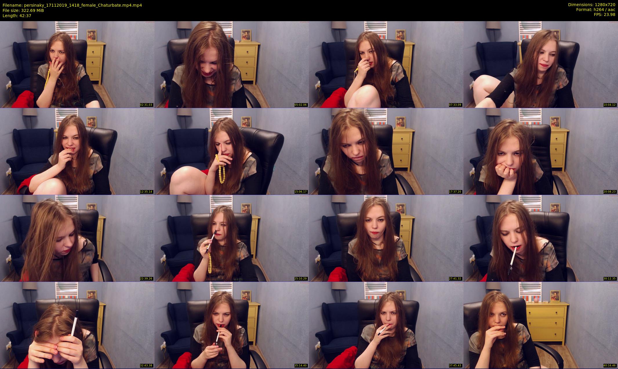 persinaky — 43 minute Chaturbate female cam show recording, 720p, Nov 17, 2019