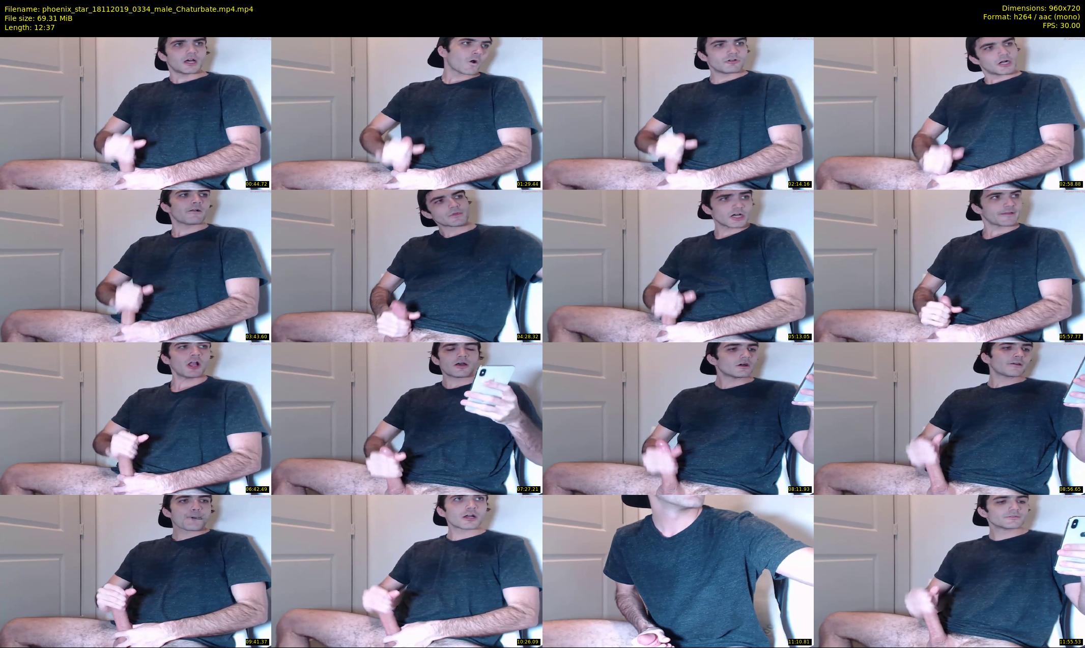 phoenix_star — 13 minute Chaturbate male cam show recording, 720p, Nov 18, 2019