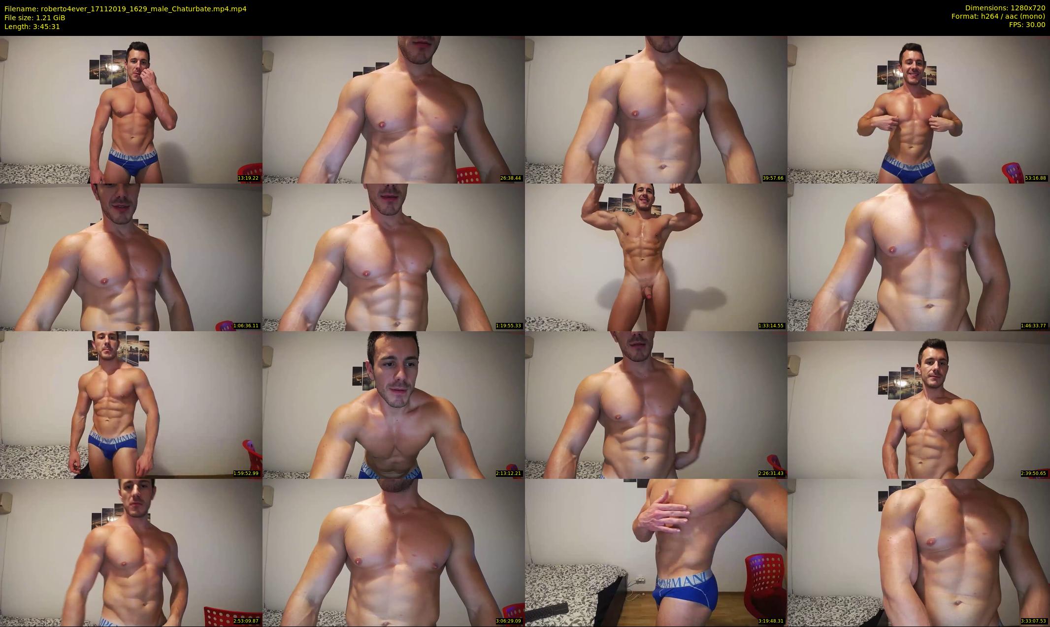 roberto4ever — 226 minute Chaturbate male cam show recording, 720p, Nov 17, 2019