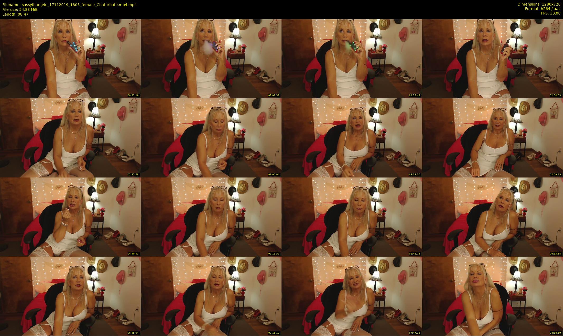 sassythang4u — 9 minute Chaturbate female cam show recording, 720p, Nov 17, 2019