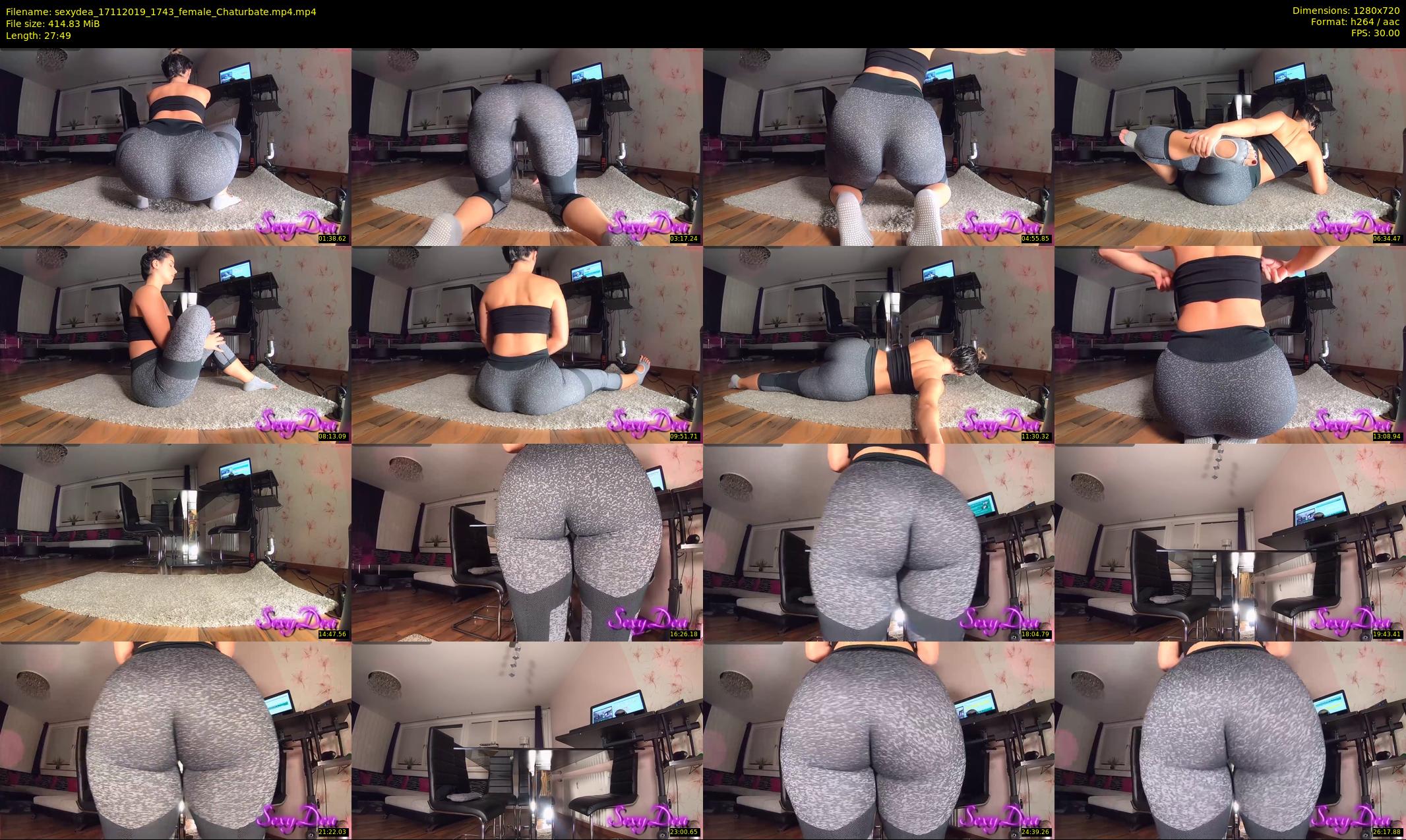 sexydea — 28 minute Chaturbate female cam show recording, 720p, Nov 17, 2019