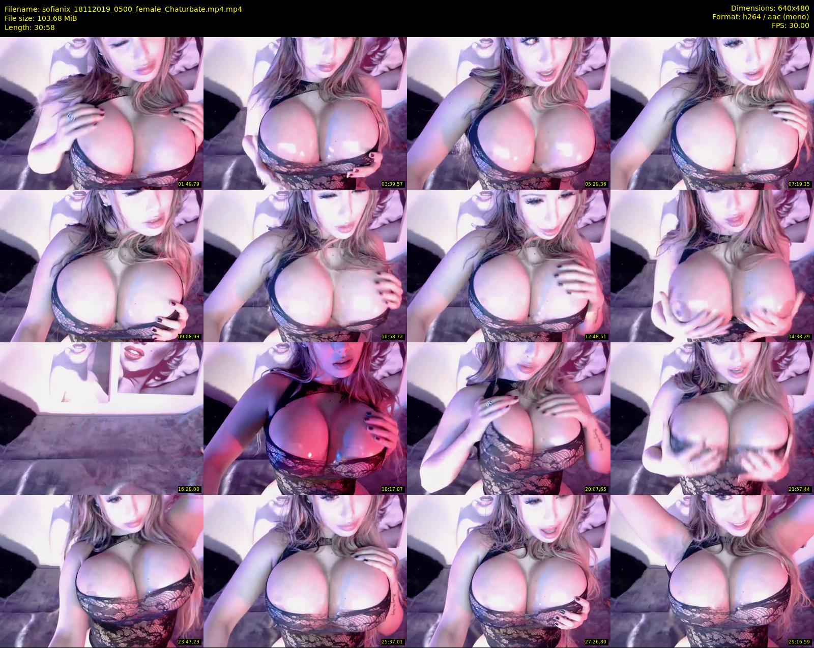 sofianix — 31 minute Chaturbate female cam show recording, 480p, Nov 18, 2019
