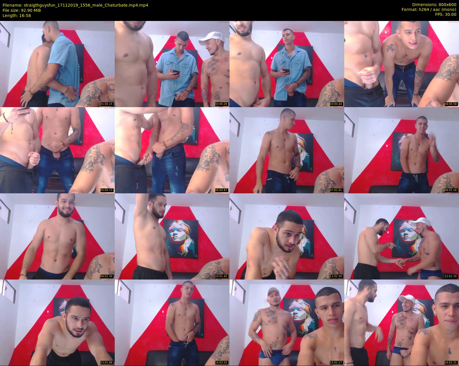 straigthguysfun — 17 minute Chaturbate male cam show recording, 480p, Nov 17, 2019