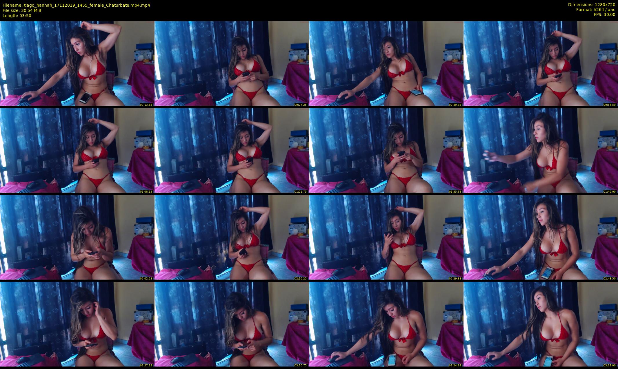 tiago_hannah — 4 minute Chaturbate couple cam show recording, 720p, Nov 17, 2019