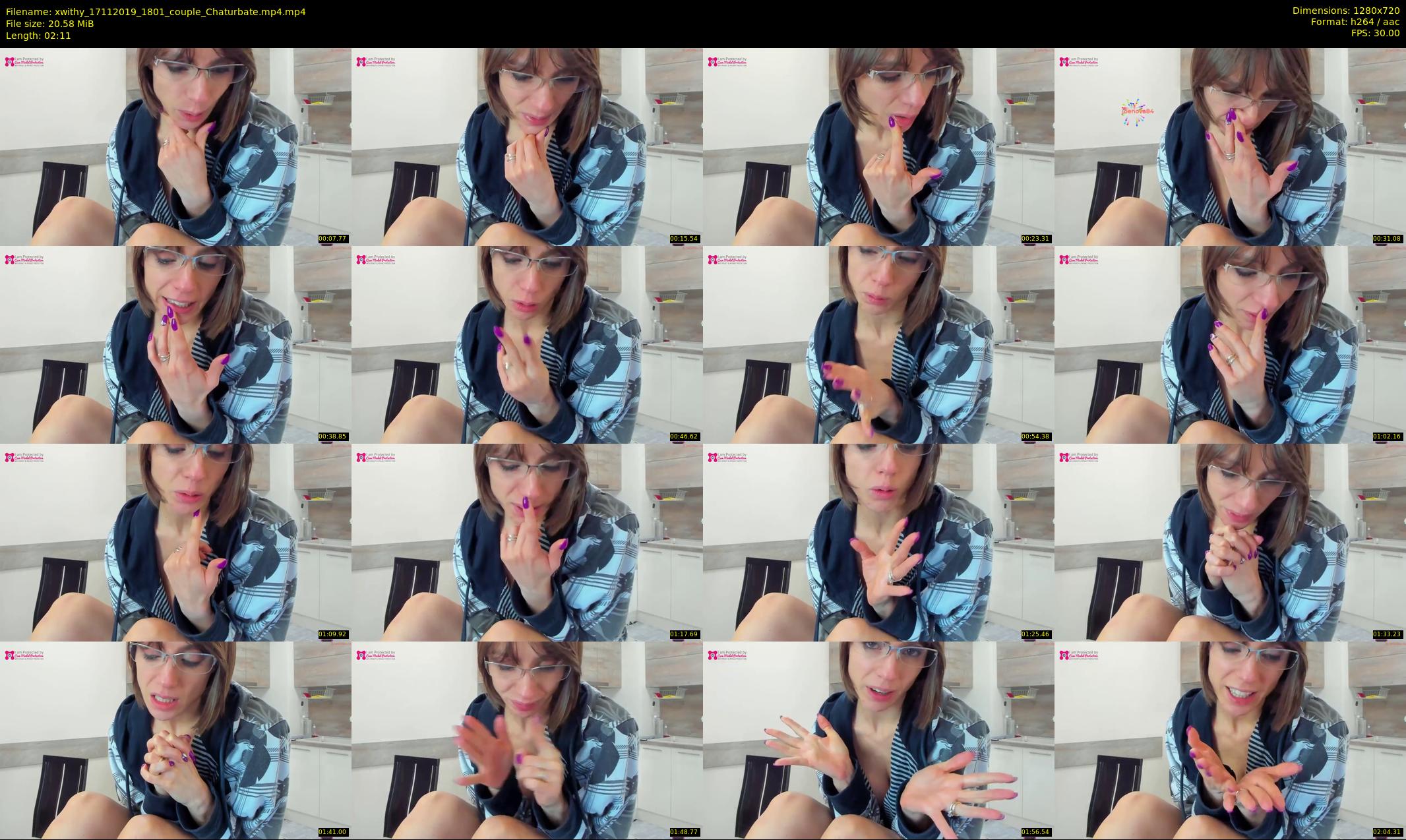 xwithy — 3 minute Chaturbate female cam show recording, 720p, Nov 17, 2019
