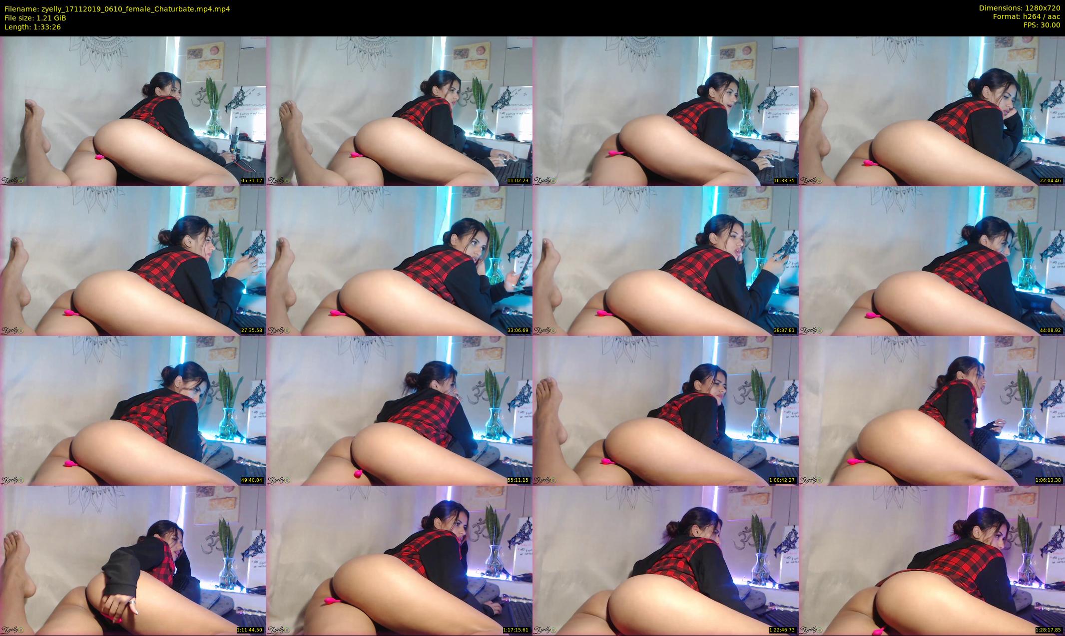 zyelly — 94 minute Chaturbate female cam show recording, 720p, Nov 17, 2019