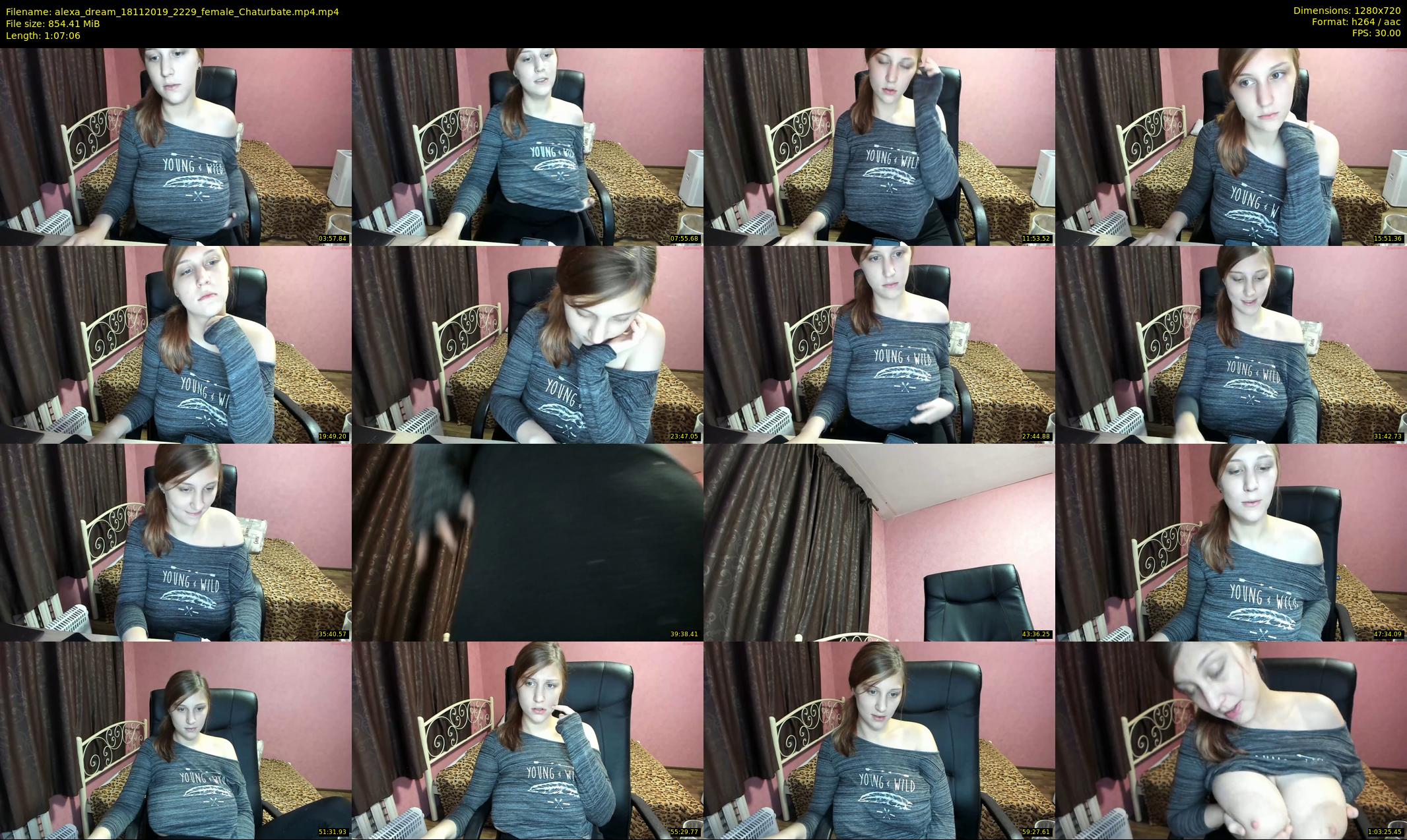 alexa_dream — 68 minute Chaturbate female cam show recording, 720p, Nov 18, 2019