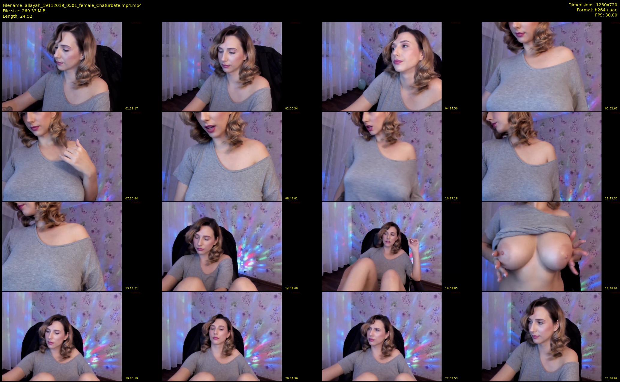 allayah — 25 minute Chaturbate female cam show recording, 720p, Nov 19, 2019
