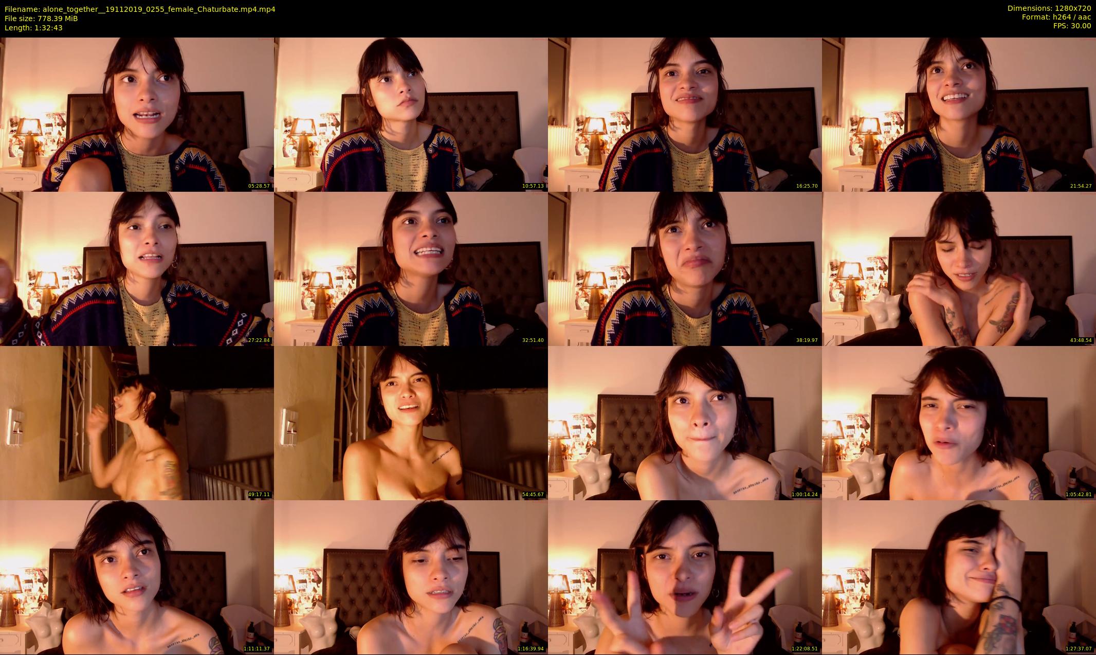 alone_together_ — 93 minute Chaturbate female cam show recording, 720p, Nov 19, 2019