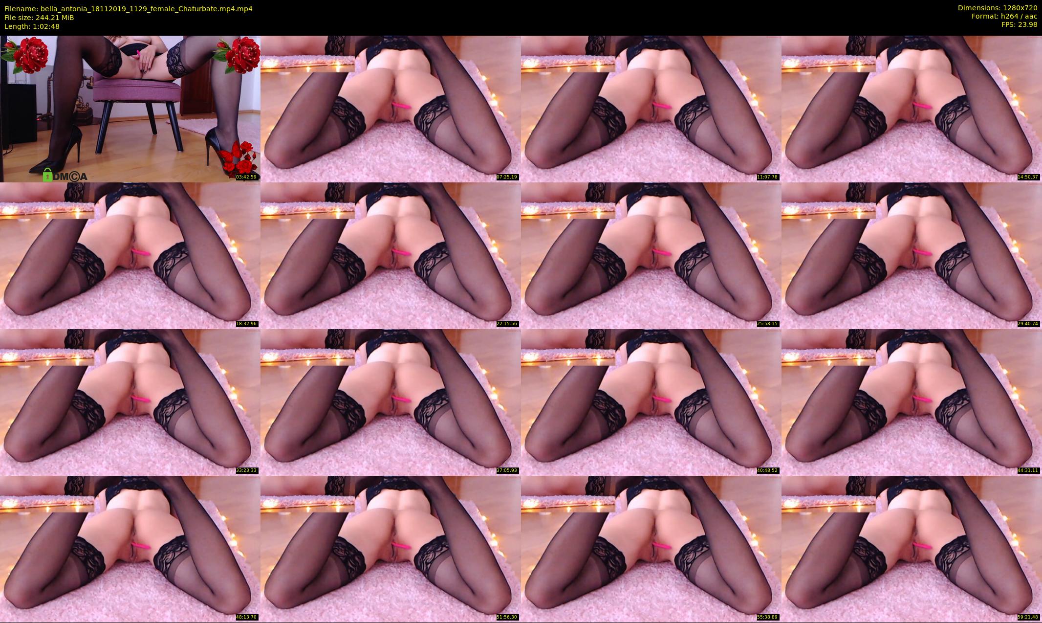 bella_antonia — 63 minute Chaturbate female cam show recording, 720p, Nov 18, 2019