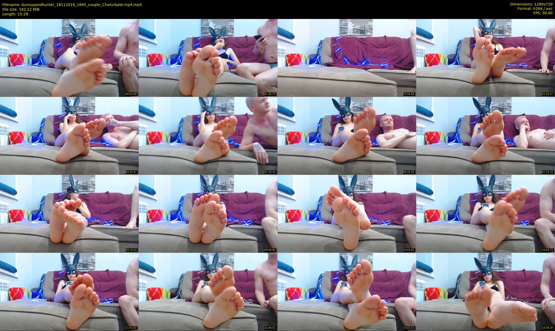 bunnyyandhunter — 16 minute Chaturbate couple cam show recording, 720p, Nov 18, 2019