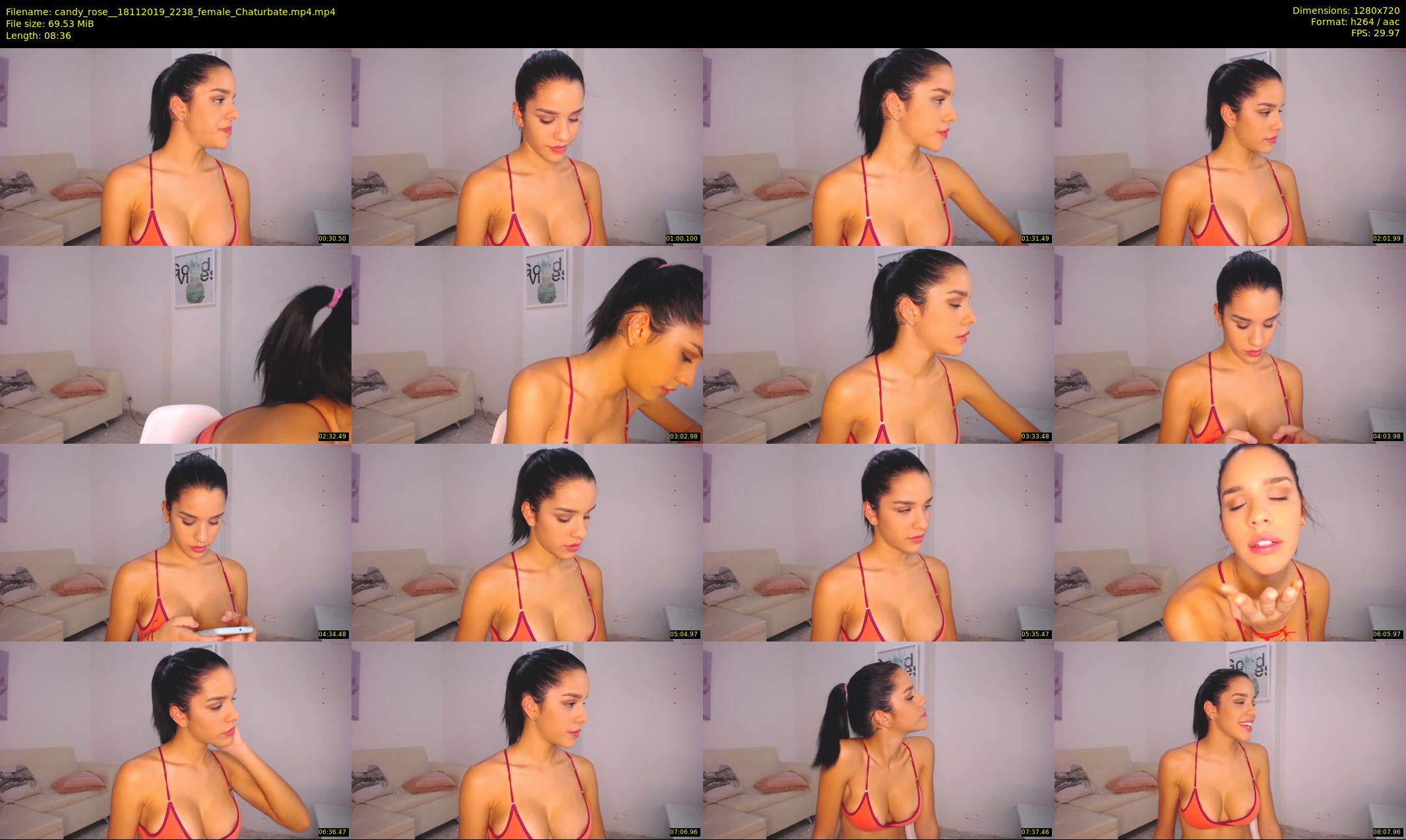 candy_rose_ — 9 minute Chaturbate female cam show recording, 720p, Nov 18, 2019