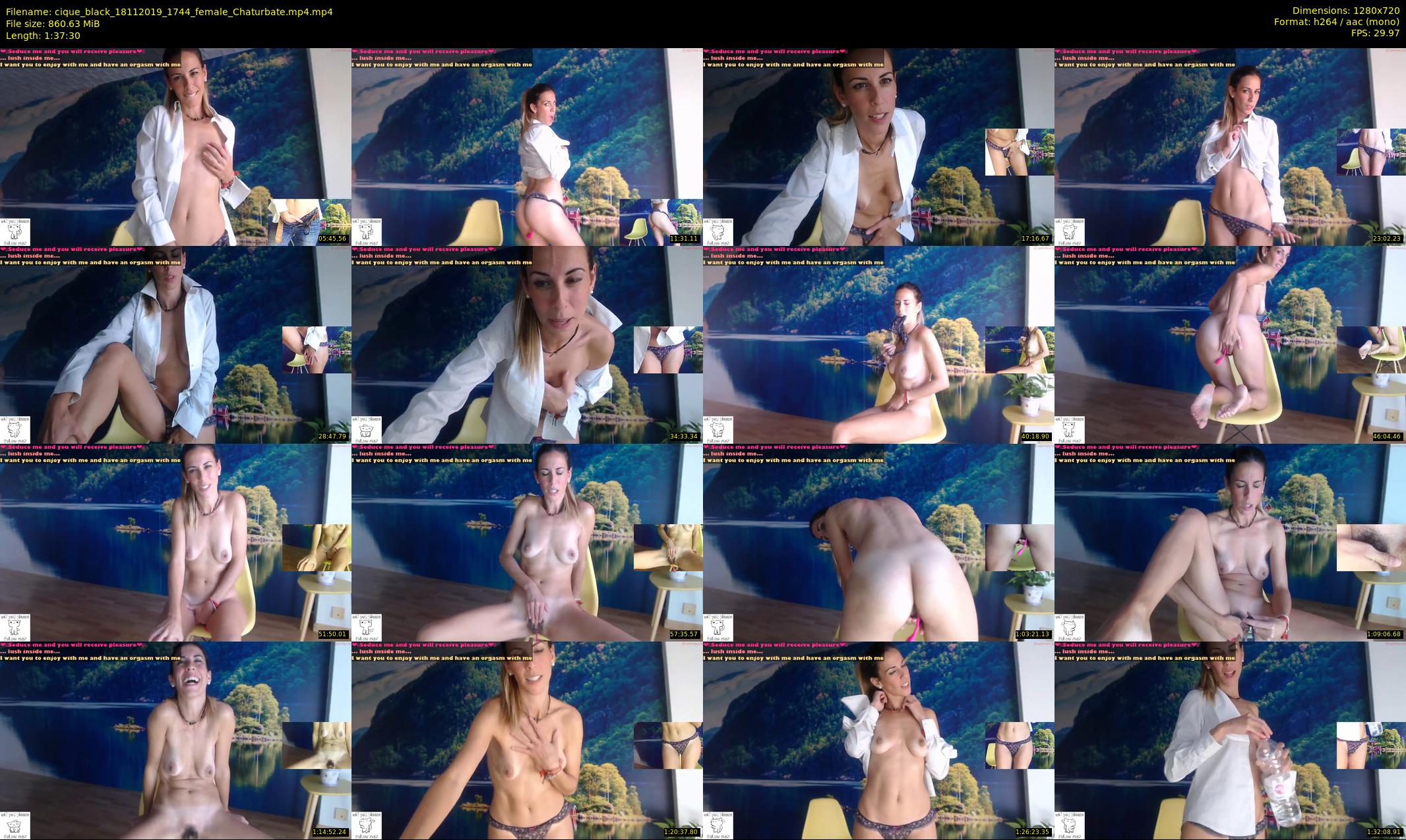 cique_black — 98 minute Chaturbate female cam show recording, 720p, Nov 18, 2019