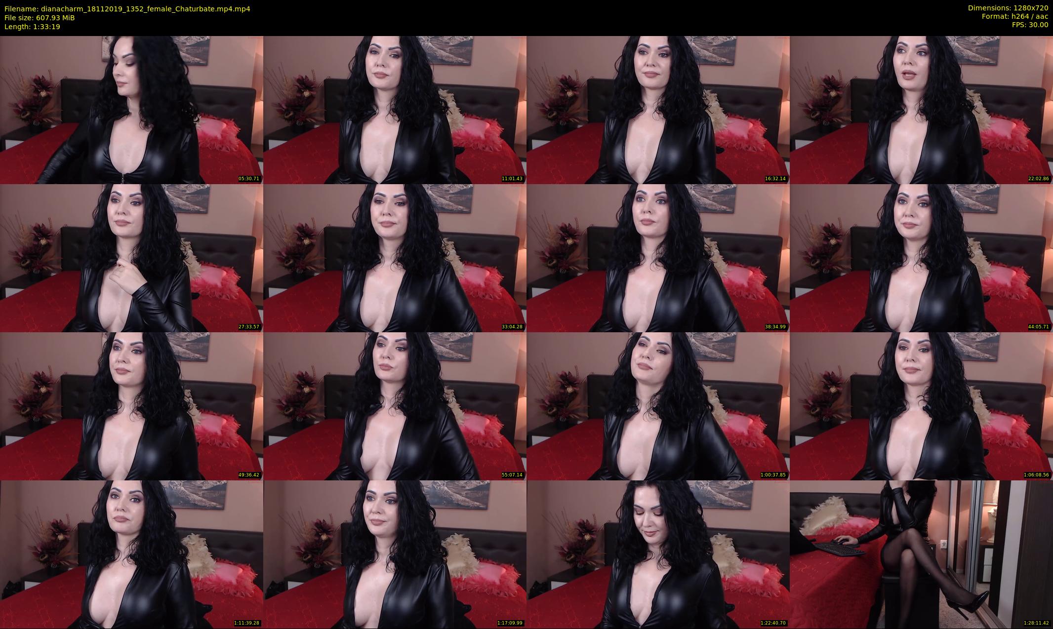 dianacharm — 94 minute Chaturbate female cam show recording, 720p, Nov 18, 2019