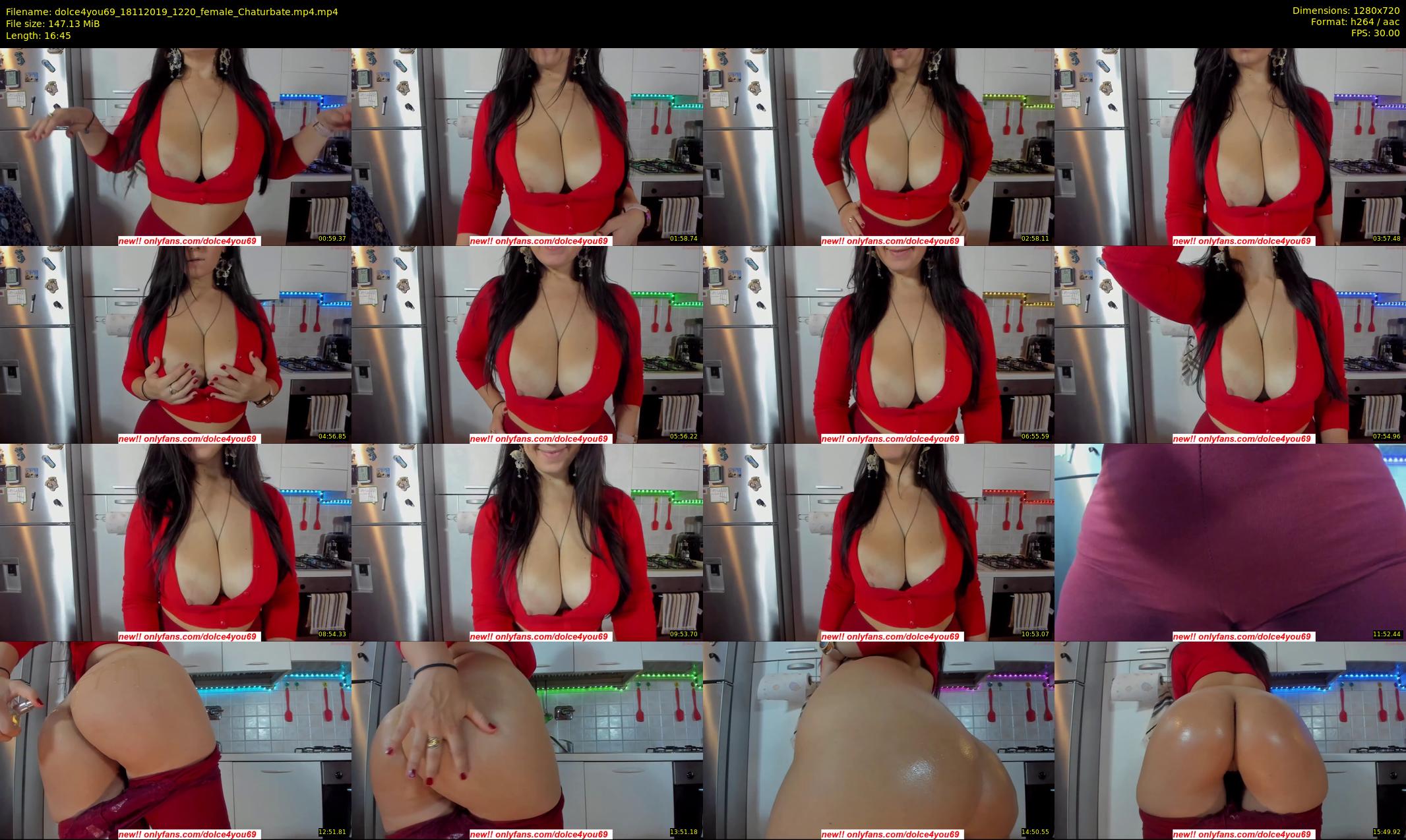 dolce4you69 — 17 minute Chaturbate female cam show recording, 720p, Nov 18, 2019