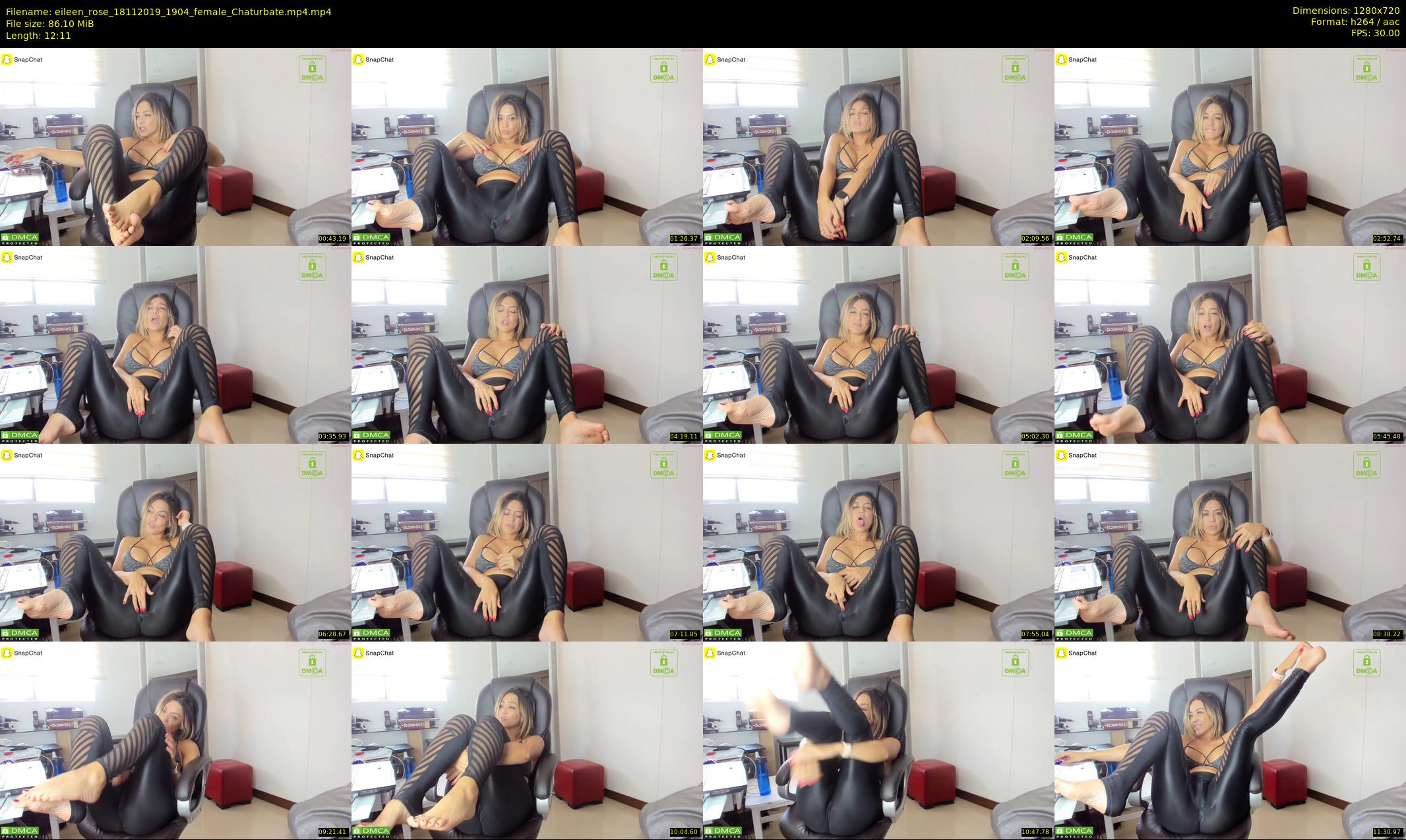 eileen_rose — 13 minute Chaturbate female cam show recording, 720p, Nov 18, 2019