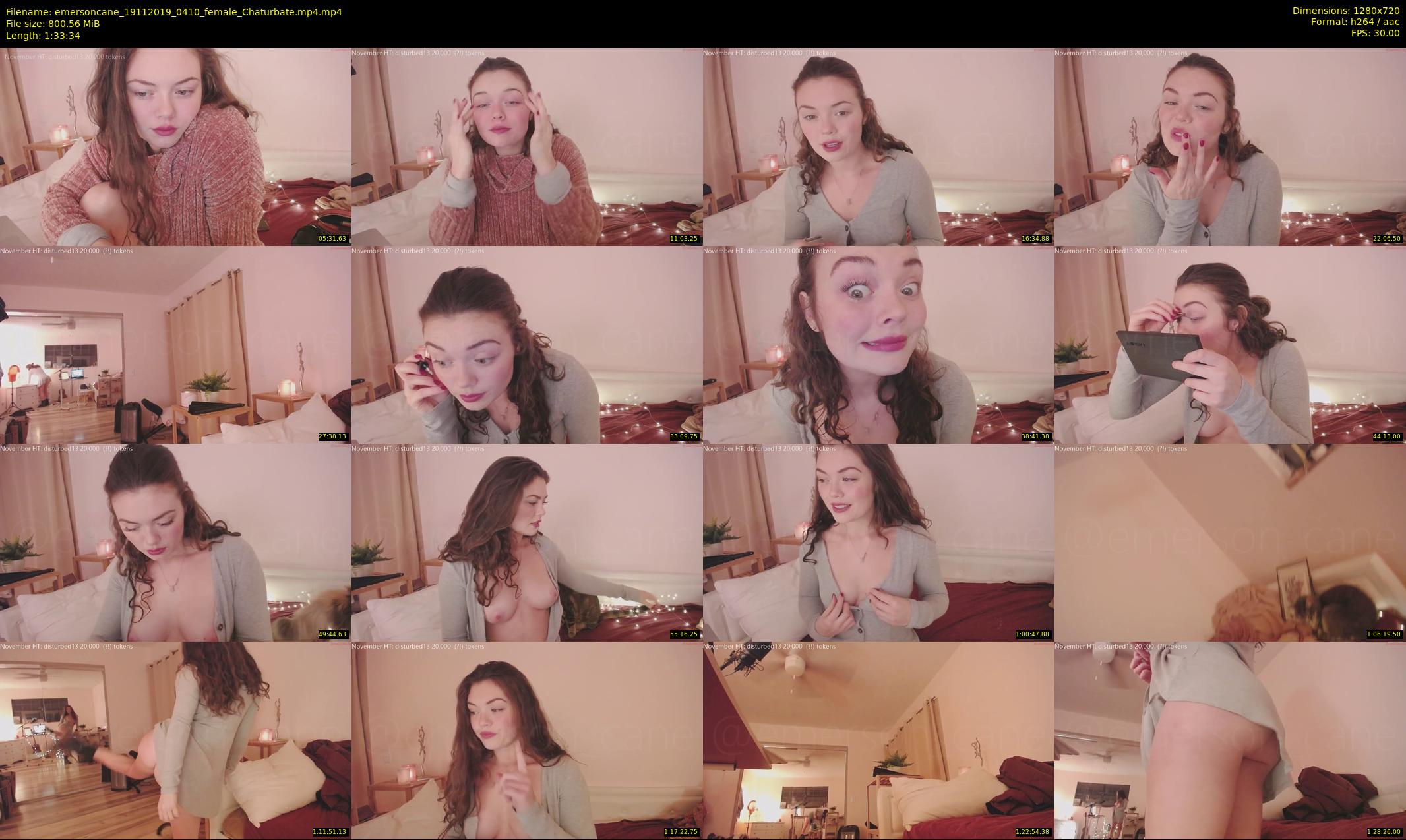 emersoncane — 94 minute Chaturbate female cam show recording, 720p, Nov 19, 2019