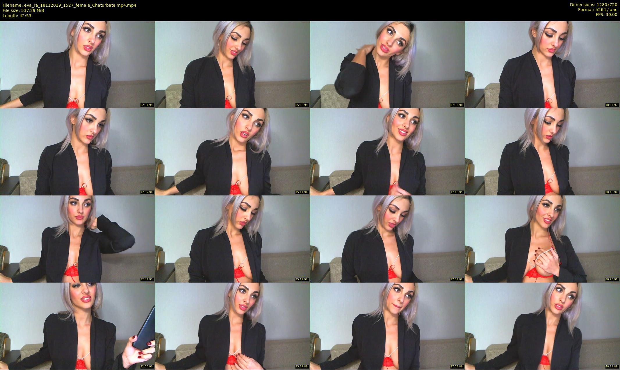 eva_ra — 43 minute Chaturbate female cam show recording, 720p, Nov 18, 2019