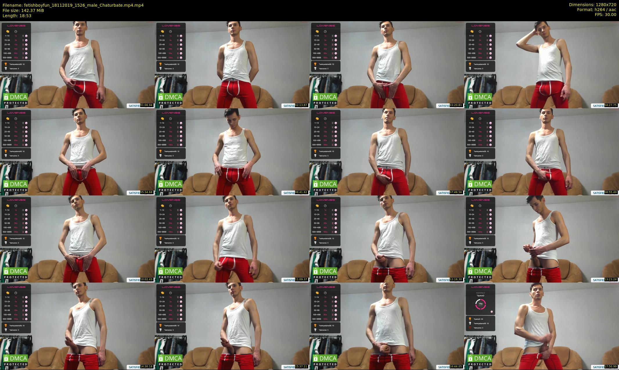 fetishboyfun — 19 minute Chaturbate male cam show recording, 720p, Nov 18, 2019