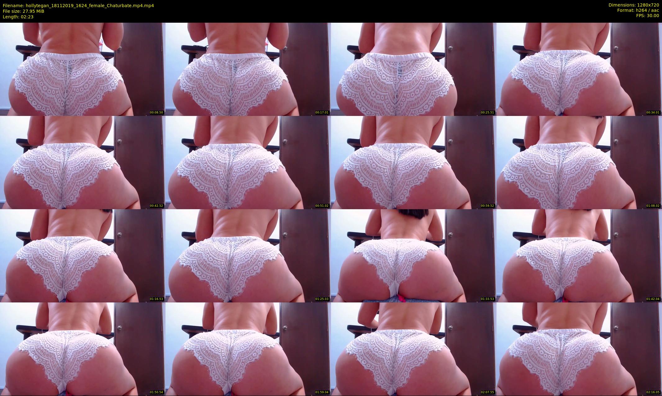 hollytegan — 3 minute Chaturbate female cam show recording, 720p, Nov 18, 2019