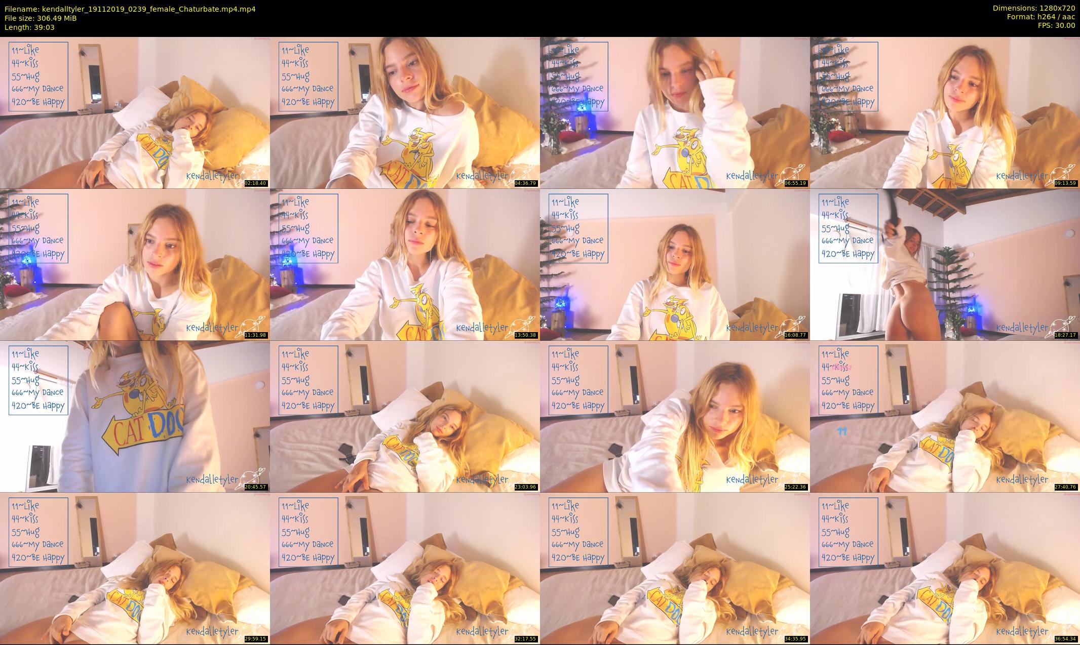 kendalltyler — 40 minute Chaturbate female cam show recording, 720p, Nov 19, 2019
