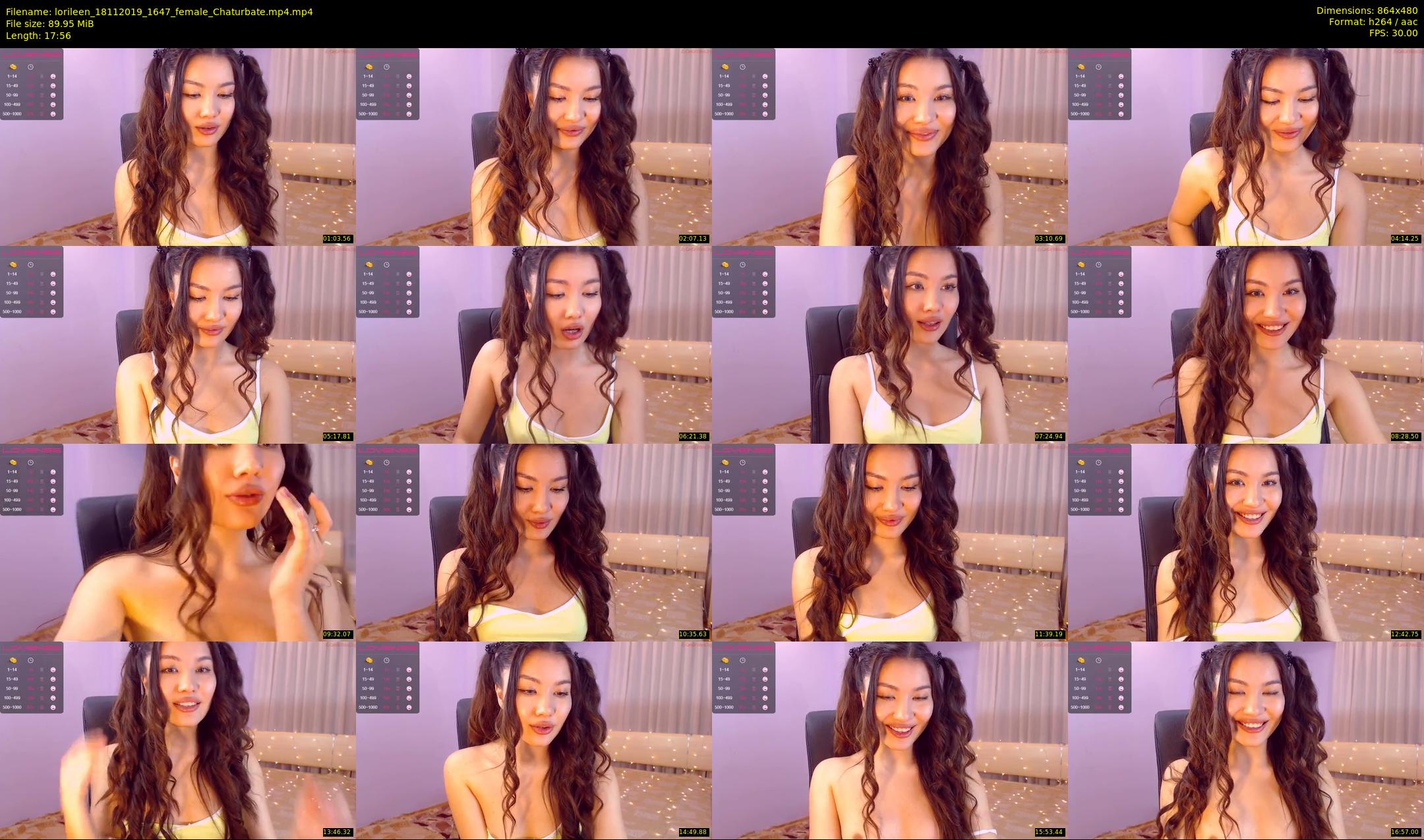 lorileen — 18 minute Chaturbate female cam show recording, 480p, Nov 18, 2019