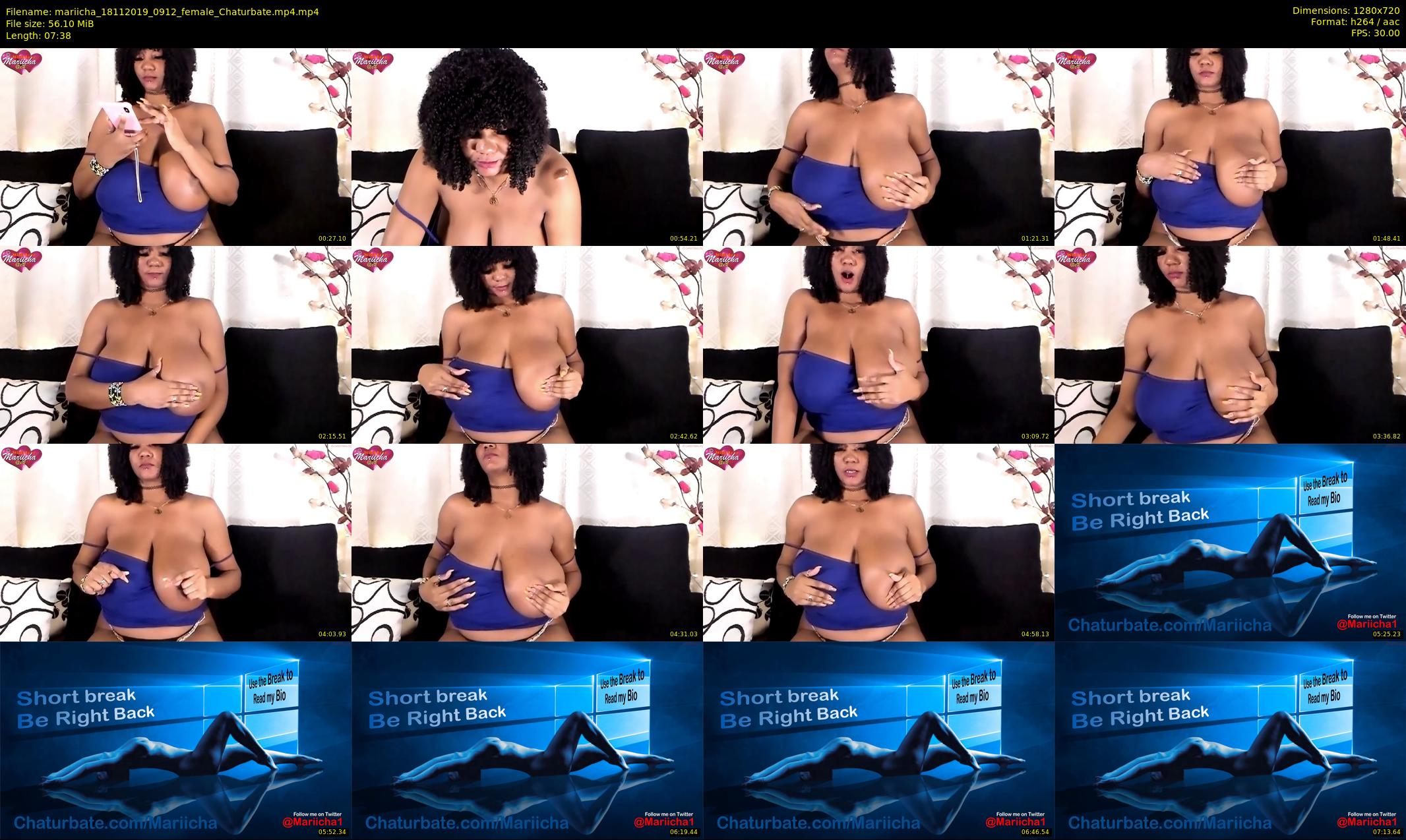 mariicha — 8 minute Chaturbate female cam show recording, 720p, Nov 18, 2019