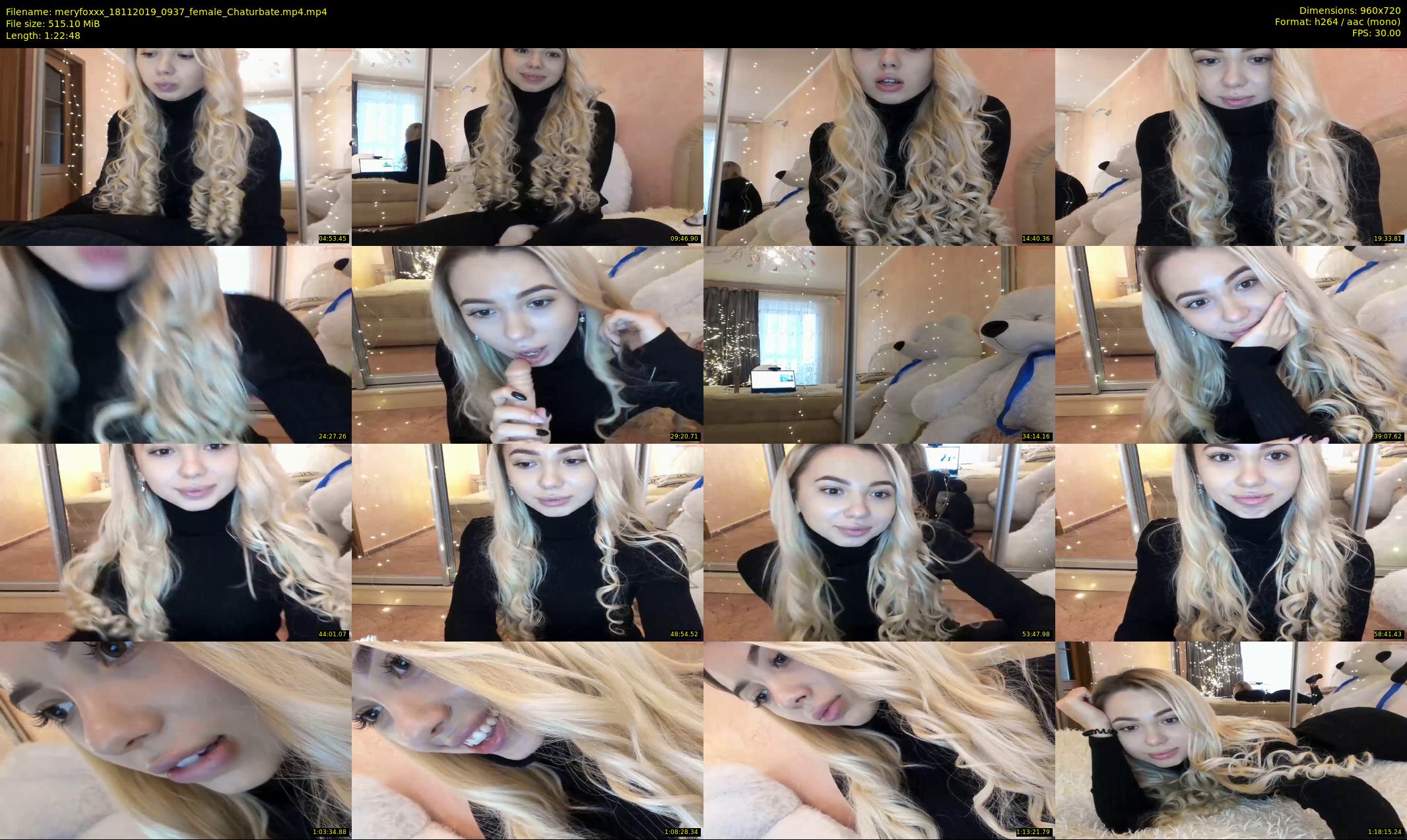 meryfoxxx — 83 minute Chaturbate female cam show recording, 720p, Nov 18, 2019