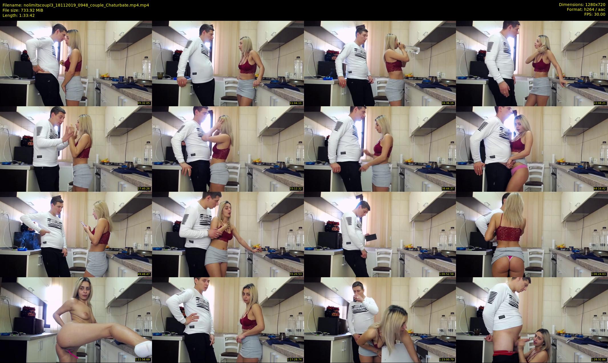 nolimitscoupl3 — 94 minute Chaturbate couple cam show recording, 720p, Nov 18, 2019