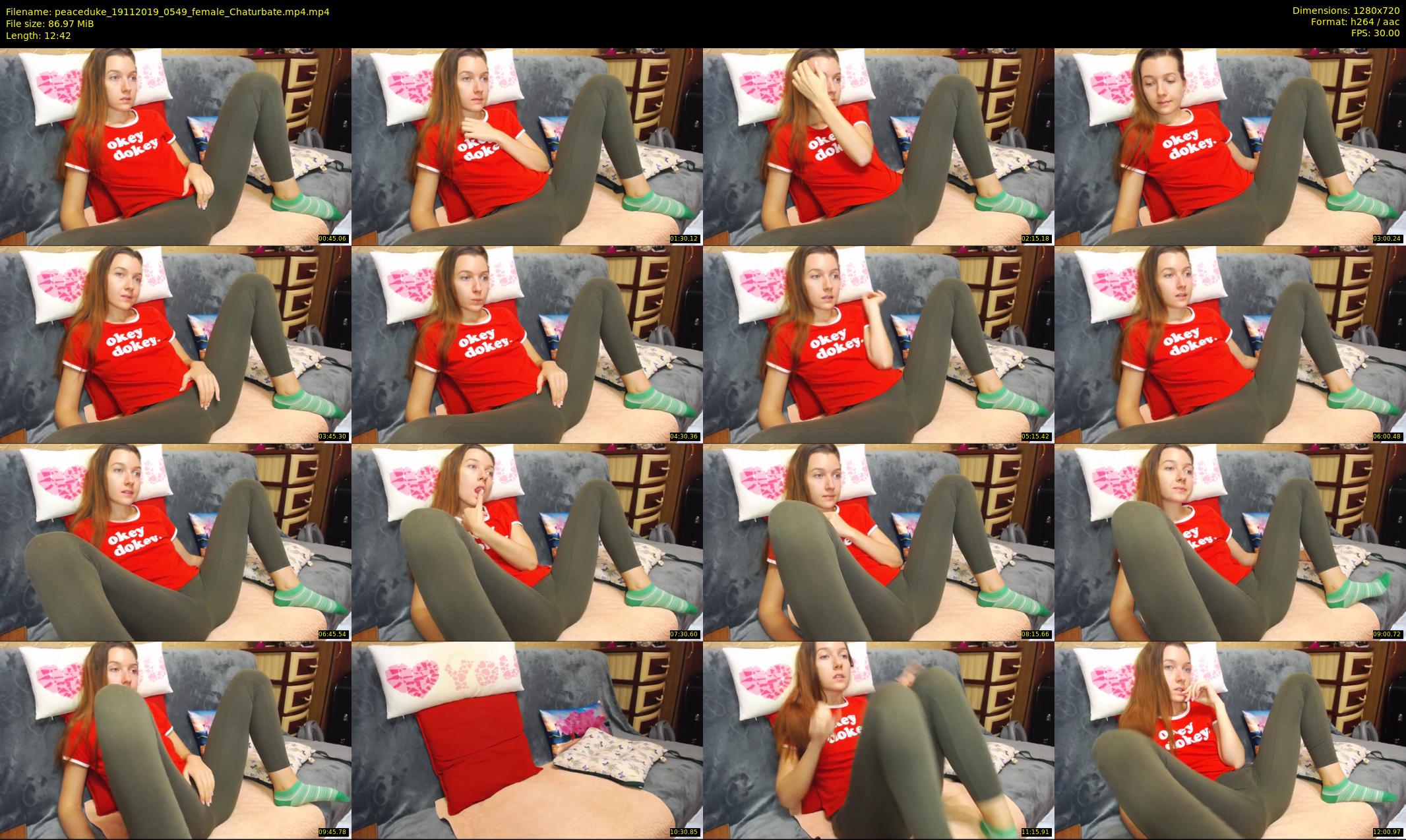 peaceduke — 13 minute Chaturbate female cam show recording, 720p, Nov 19, 2019