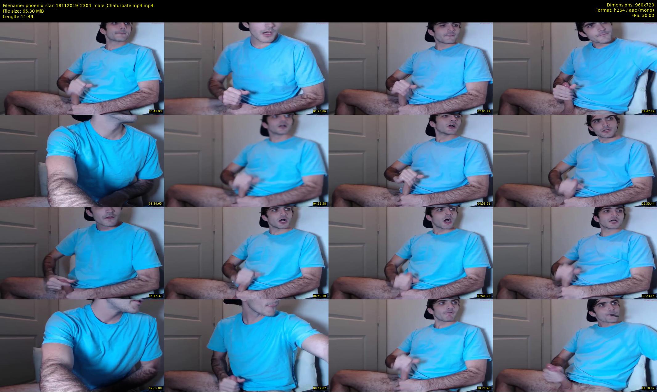 phoenix_star — 12 minute Chaturbate male cam show recording, 720p, Nov 18, 2019