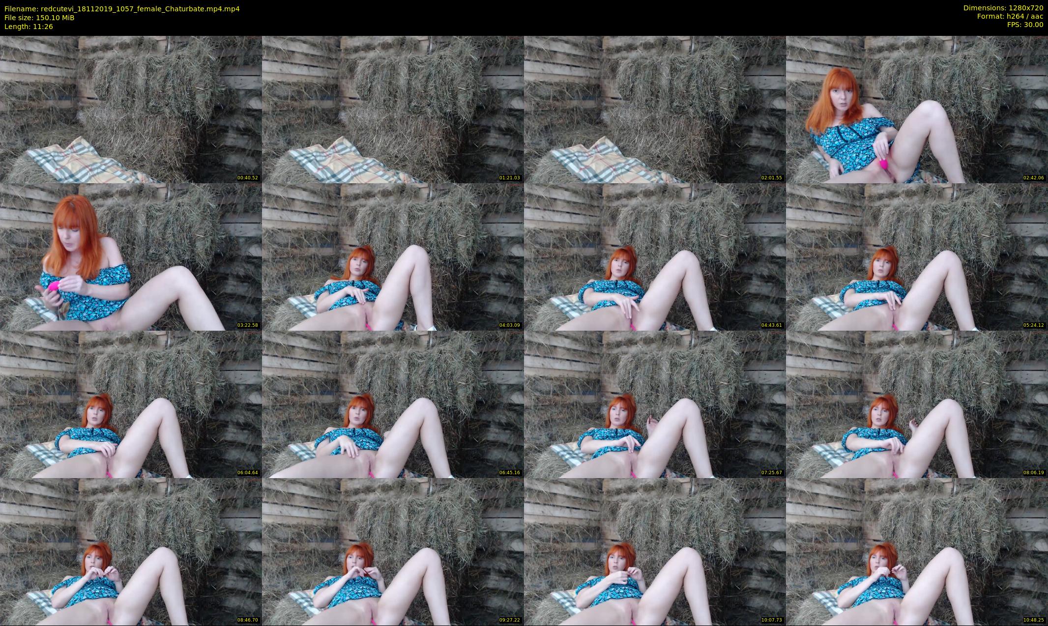 redcutevi — 12 minute Chaturbate female cam show recording, 720p, Nov 18, 2019
