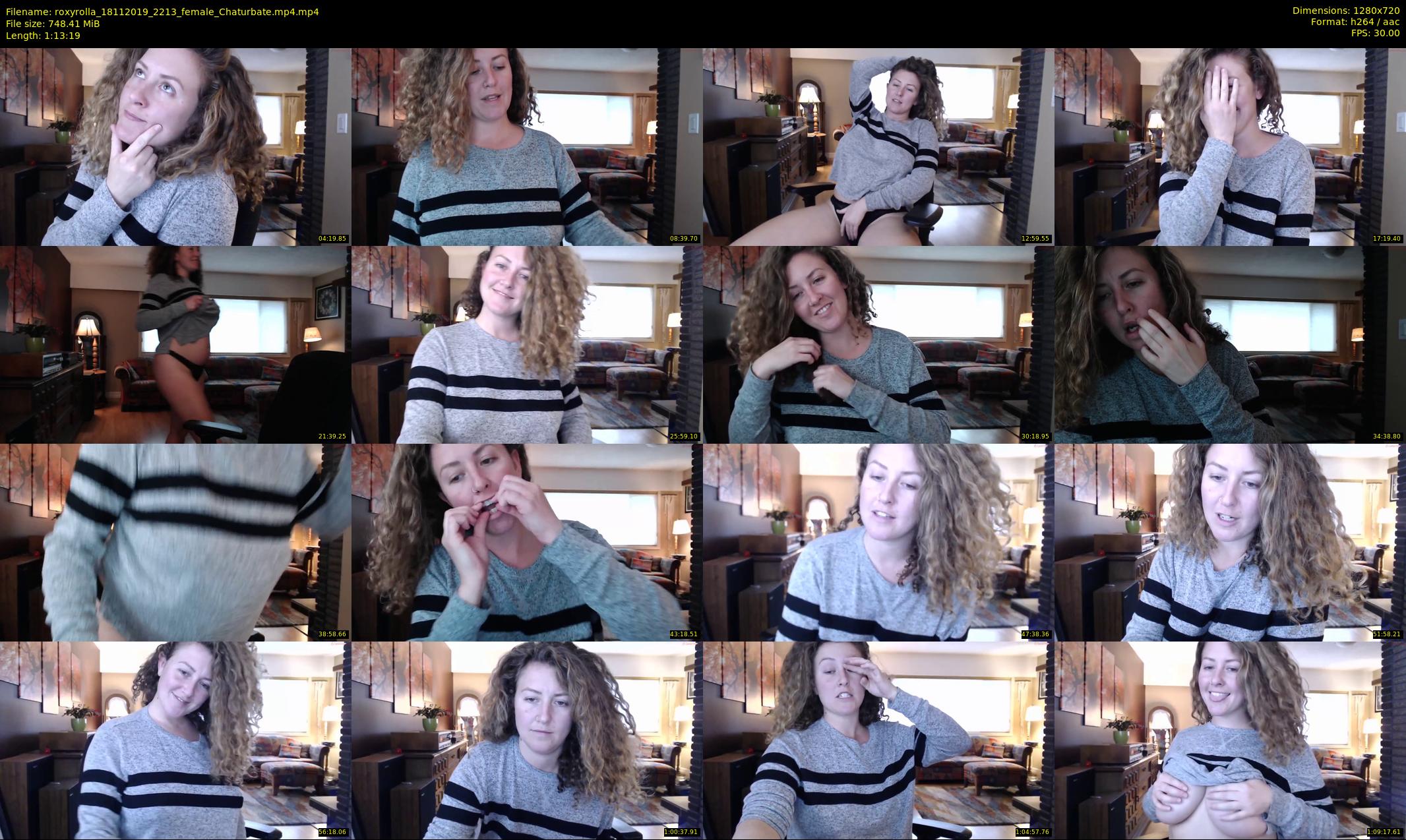 roxyrolla — 74 minute Chaturbate female cam show recording, 720p, Nov 18, 2019
