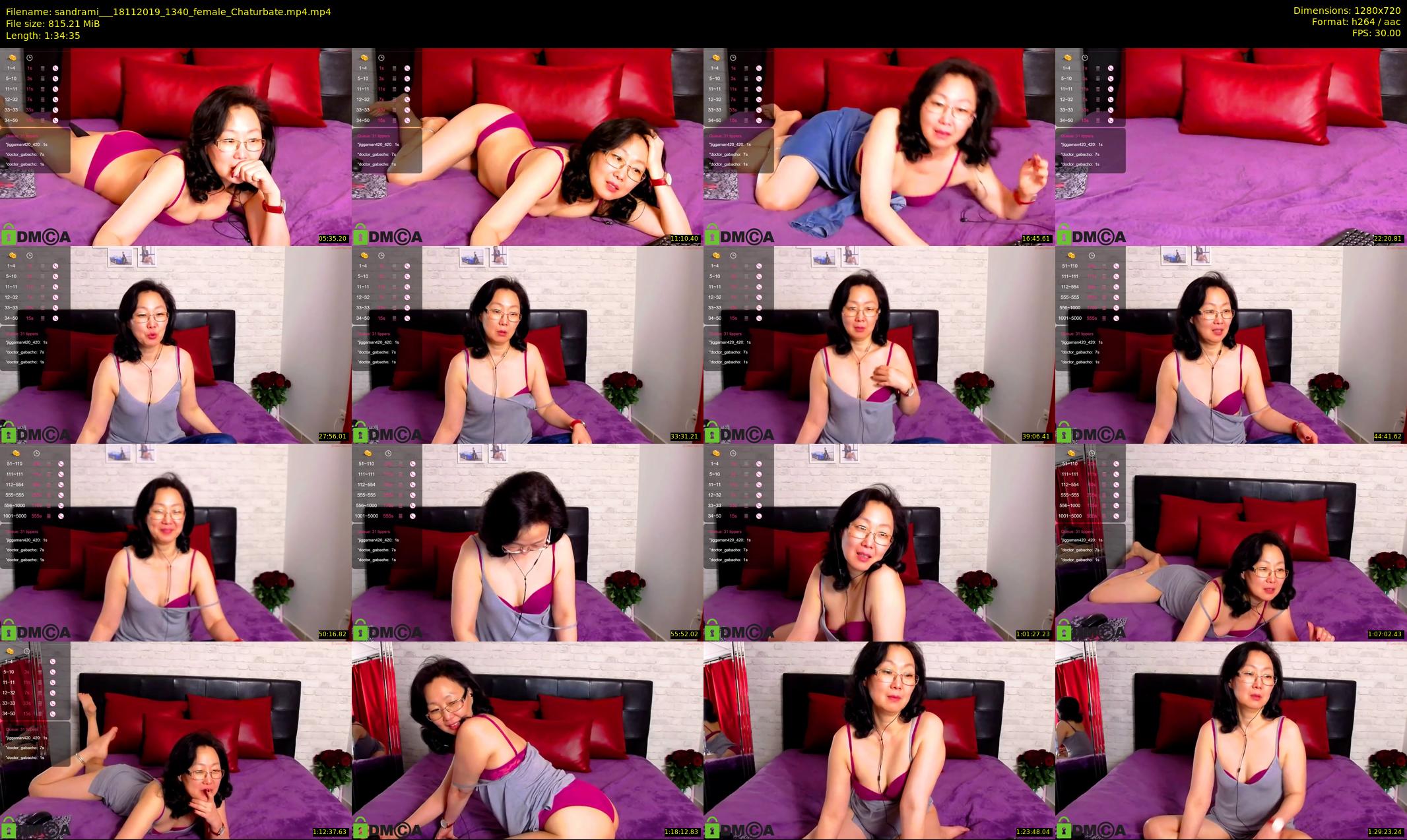 sandrami__ — 95 minute Chaturbate female cam show recording, 720p, Nov 18, 2019