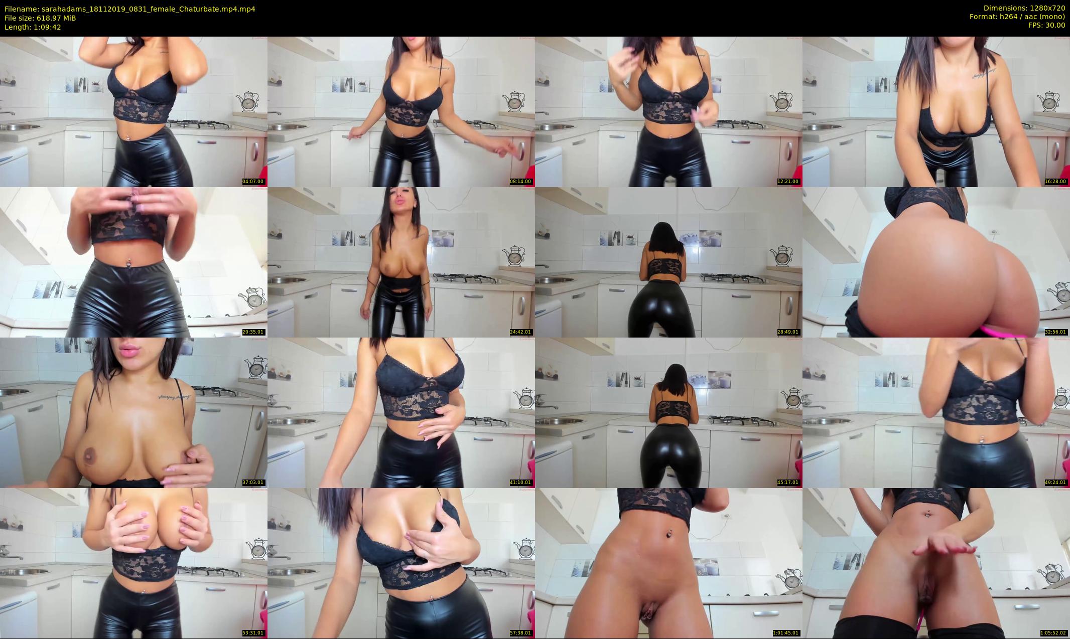sarahadams — 70 minute Chaturbate female cam show recording, 720p, Nov 18, 2019