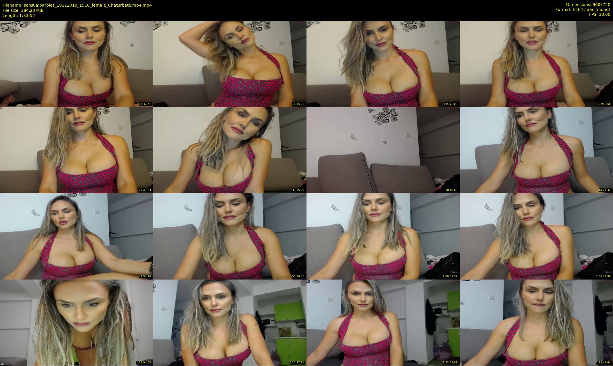 sensualbarbies — 94 minute Chaturbate female cam show recording, 720p, Nov 18, 2019