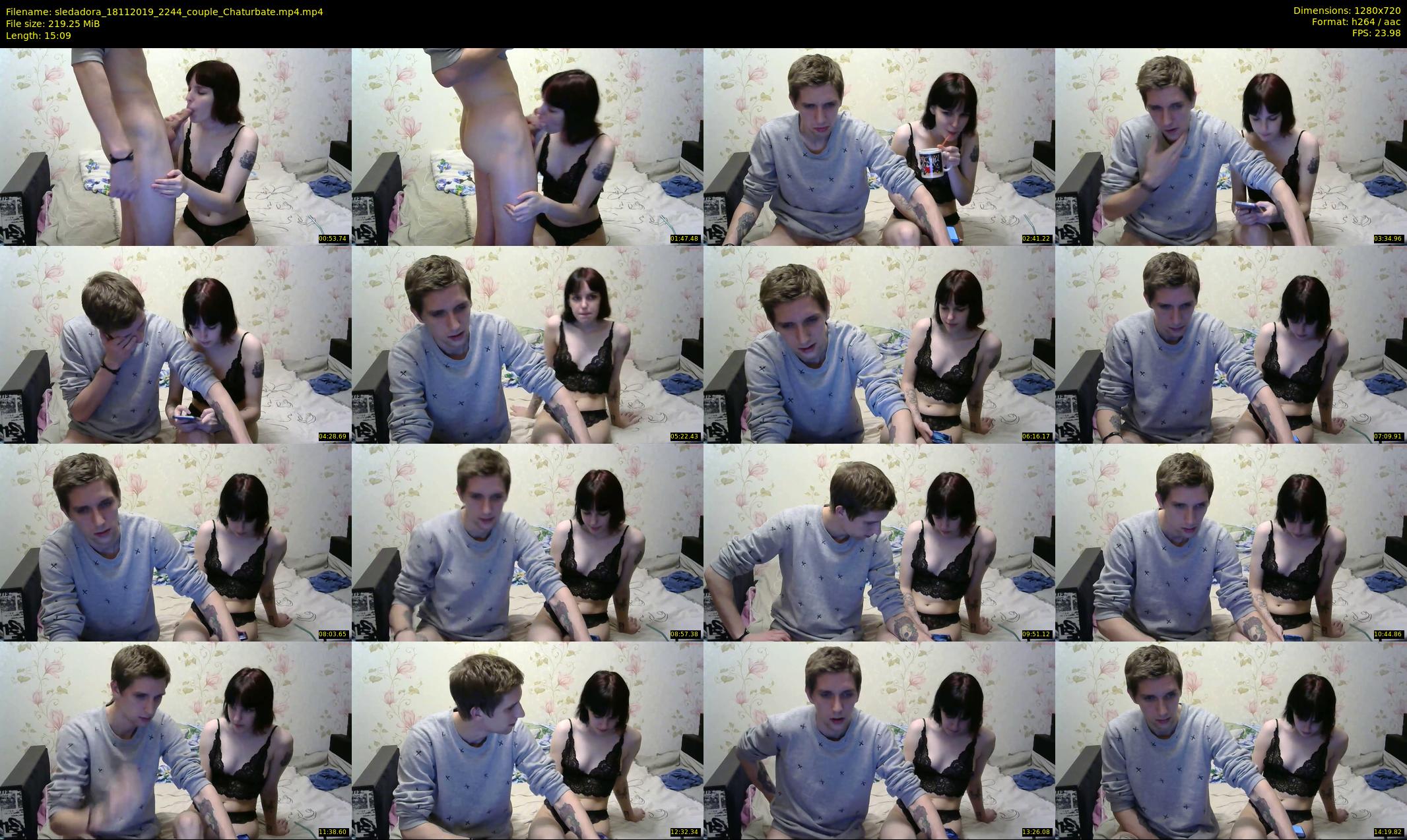 sledadora — 16 minute Chaturbate couple cam show recording, 720p, Nov 18, 2019