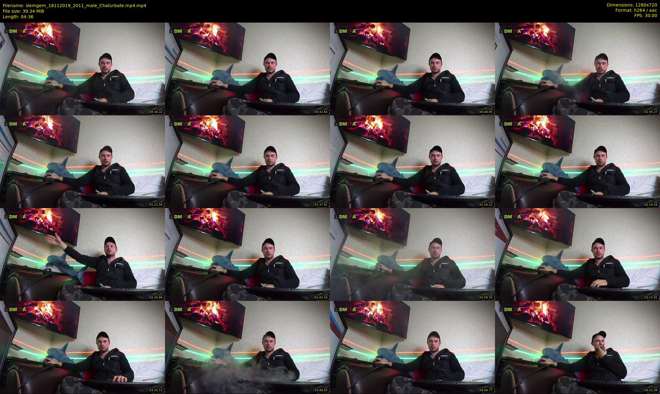 slemgem — 5 minute Chaturbate couple cam show recording, 720p, Nov 18, 2019