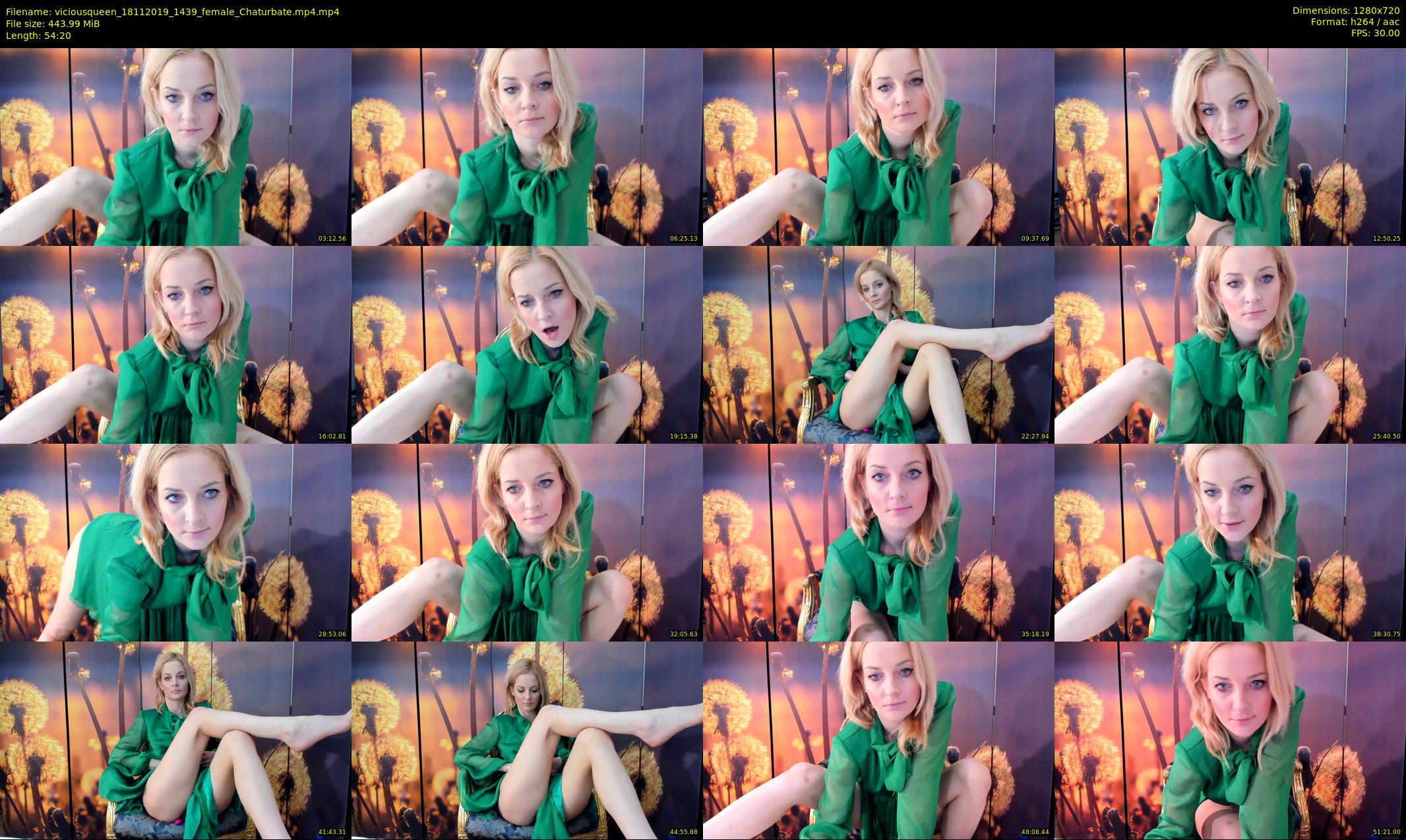 viciousqueen — 55 minute Chaturbate female cam show recording, 720p, Nov 18, 2019